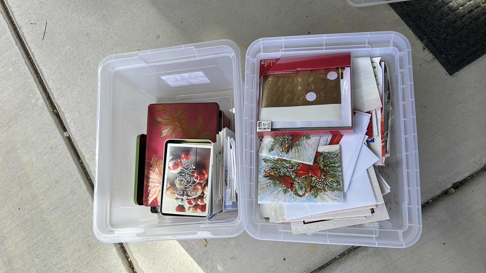 Photo 1 of 2 TOTES OF GREETING CARDS