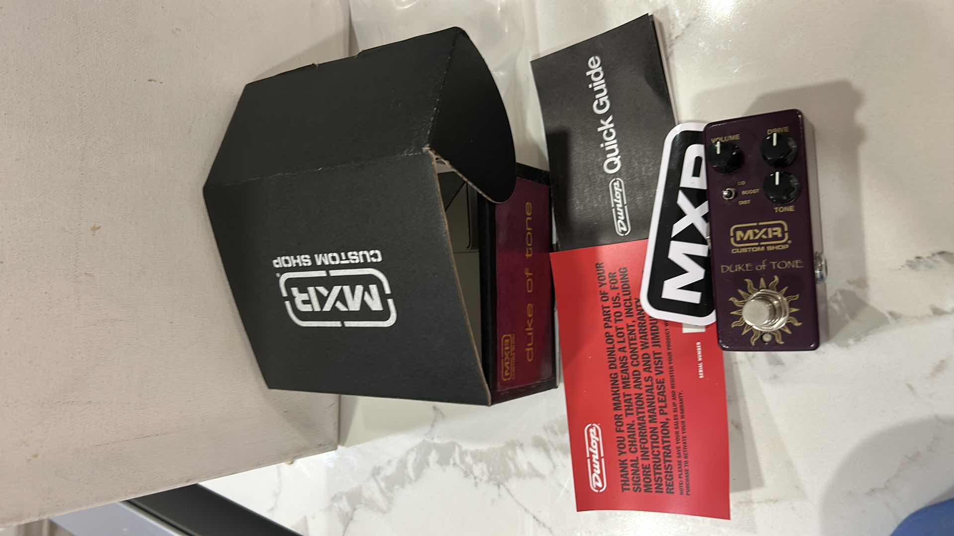 Photo 1 of MXR DUKE OF TONE OVERDRIVE PEDAL