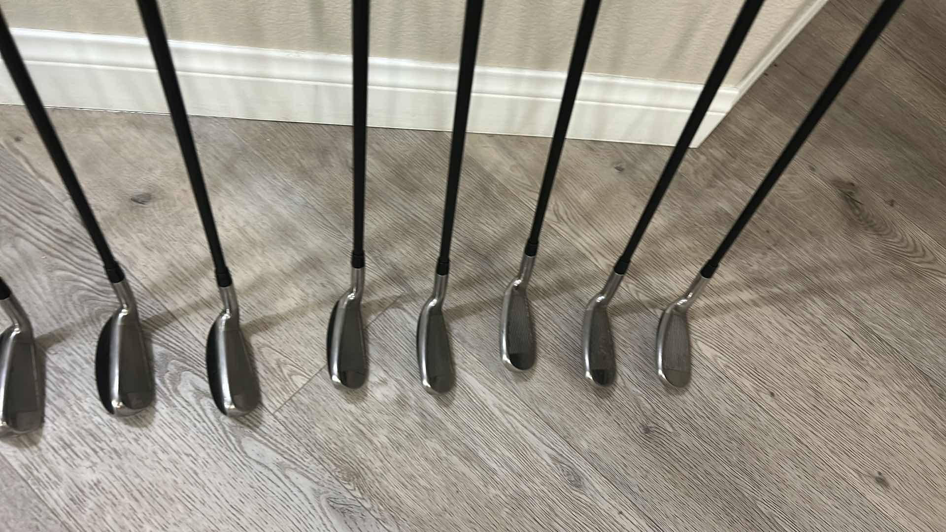 Photo 1 of CLEVELAND HALO LAUNCHER XL SET OF IRONS,SAND WEDGE, GAP WEDGE, PITCHING WEDGE THROUGH 4 IRON. 9 CLUBS TOTAL