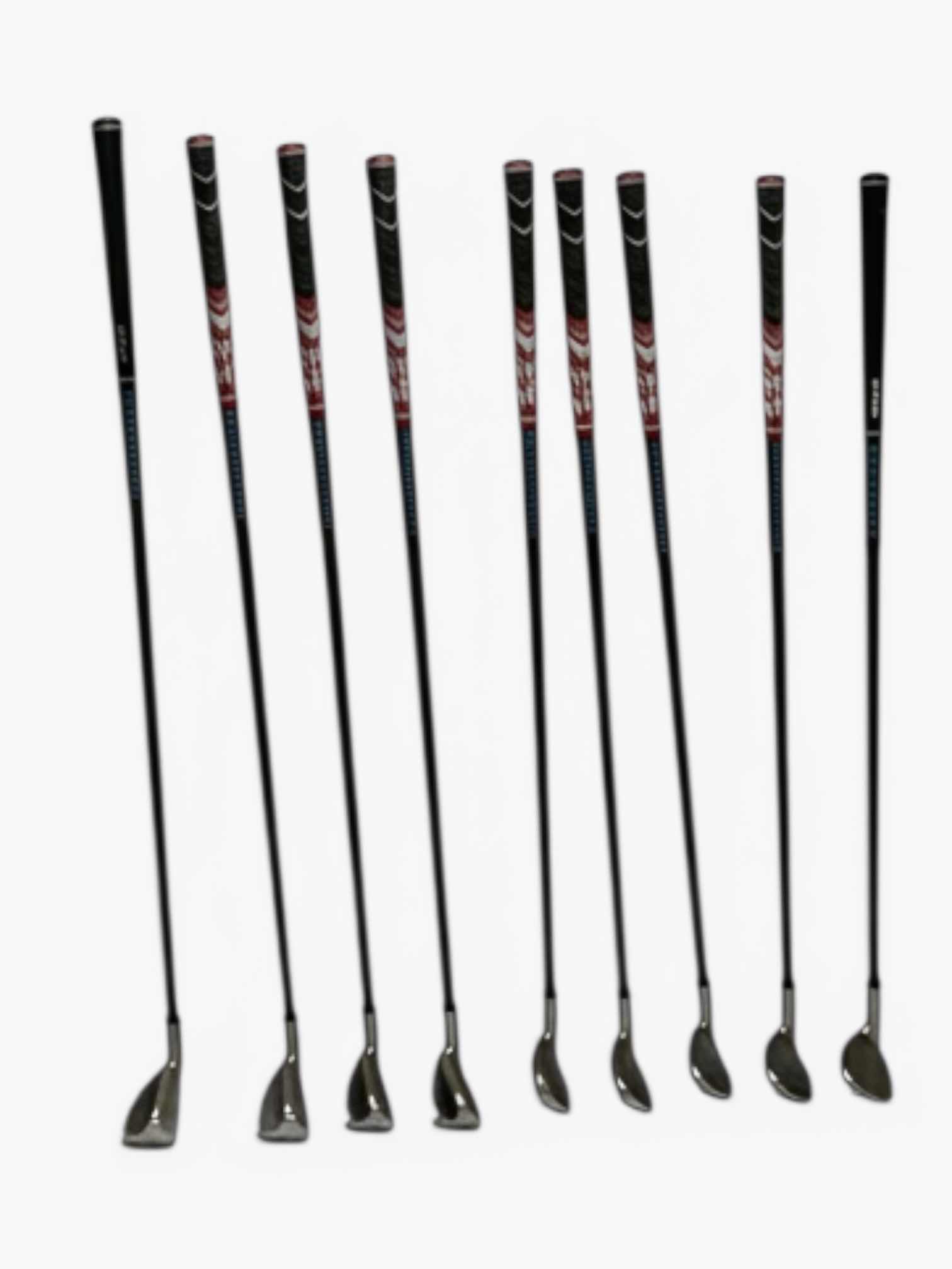 Photo 1 of CLEVELAND HALO LAUNCHER XL SET OF IRONS,SAND WEDGE, GAP WEDGE, PITCHING WEDGE THROUGH 4 IRON. 9 CLUBS TOTAL
