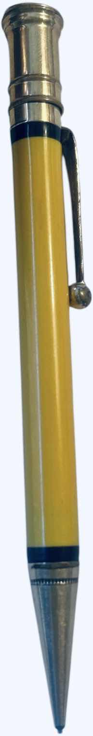 Photo 1 of PARKER DUOFOLD MANDARIN YELLOW MECHANICAL PENCIL.