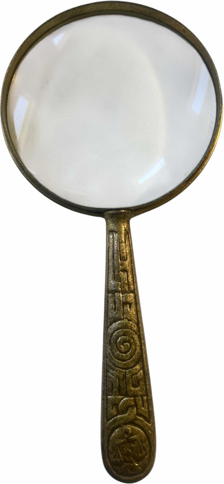 Photo 1 of TIFFANY  STUDIOS ZODIAC MAGNIFYING GLASS, A RARE ANTIQUE ITEM FROM THE 20TH CENTURY.
