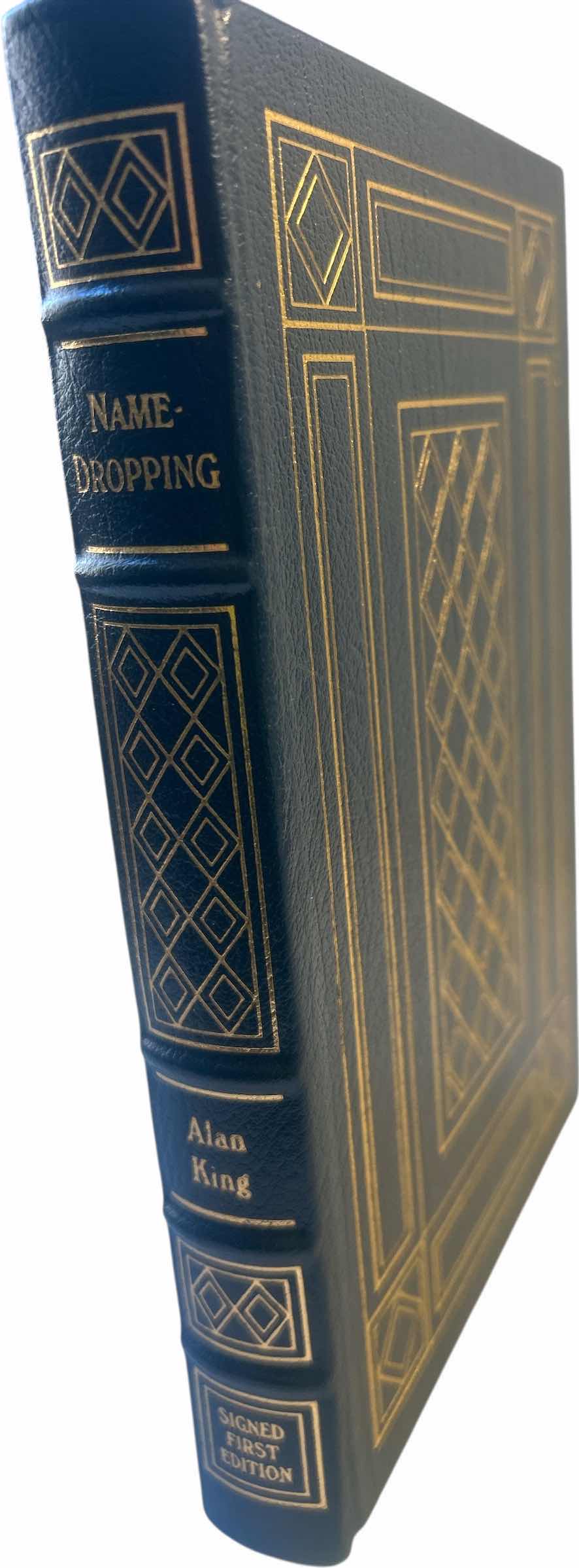 Photo 1 of SIGNED AND NUMBERED FIRST EDITION “NAME DROPPING” HARDCOVER BOOK BY ALAN KING