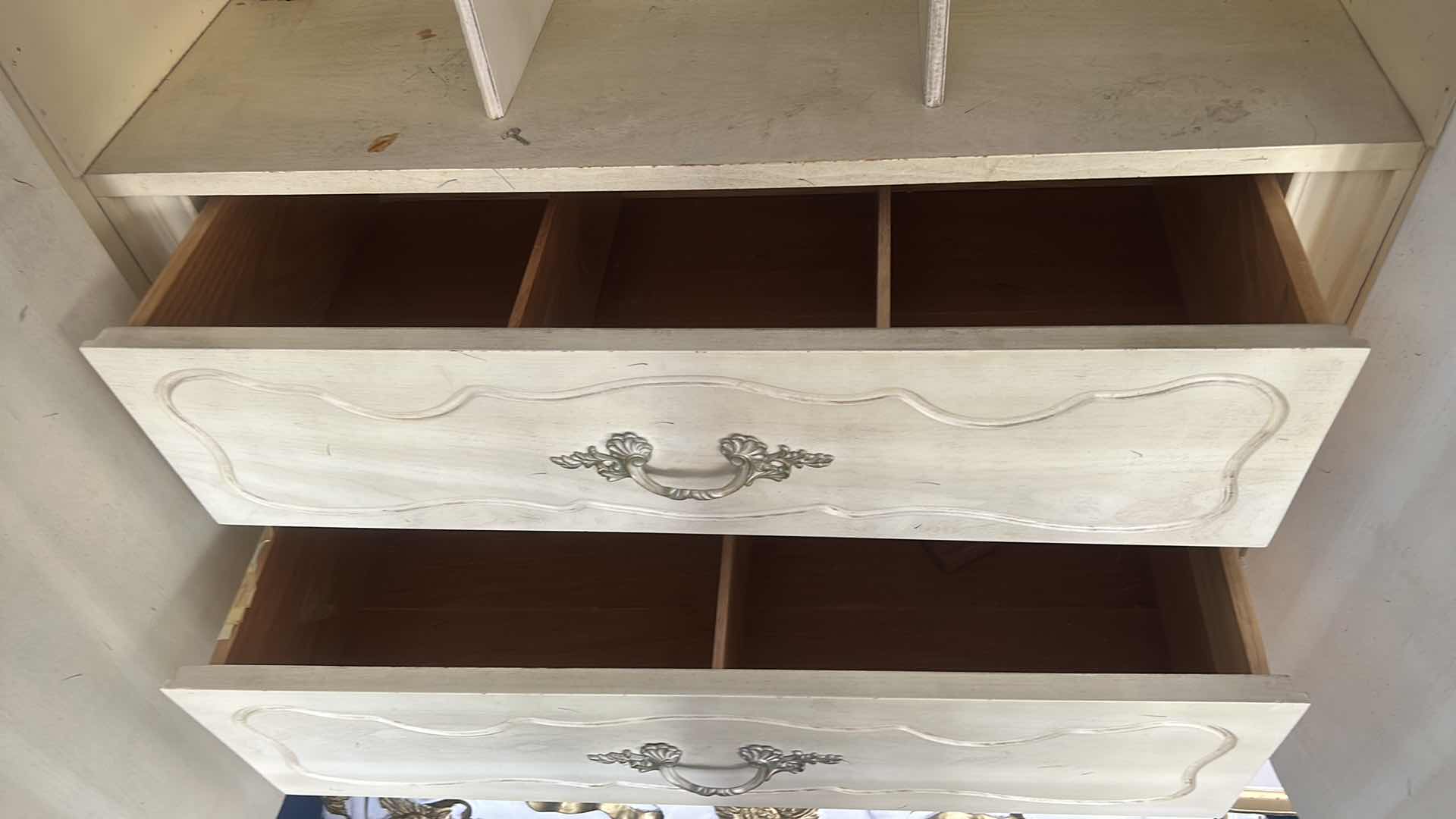 Photo 1 of WHITE AND GOLD WARDROBE 44“ x 21 1/2“ x H73 1/2“