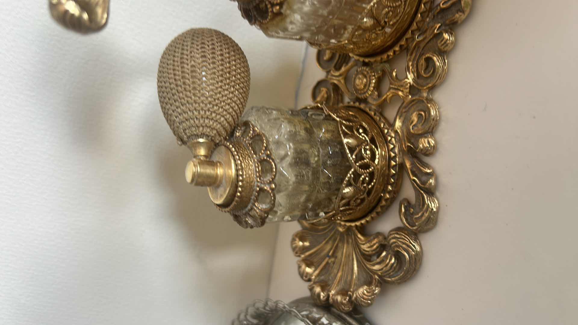 Photo 1 of VINTAGE COLLECTION- PERFUME BOTTLES, NUMBERED MUSIC BOX “WHISPERING WINGS” AND TRAY