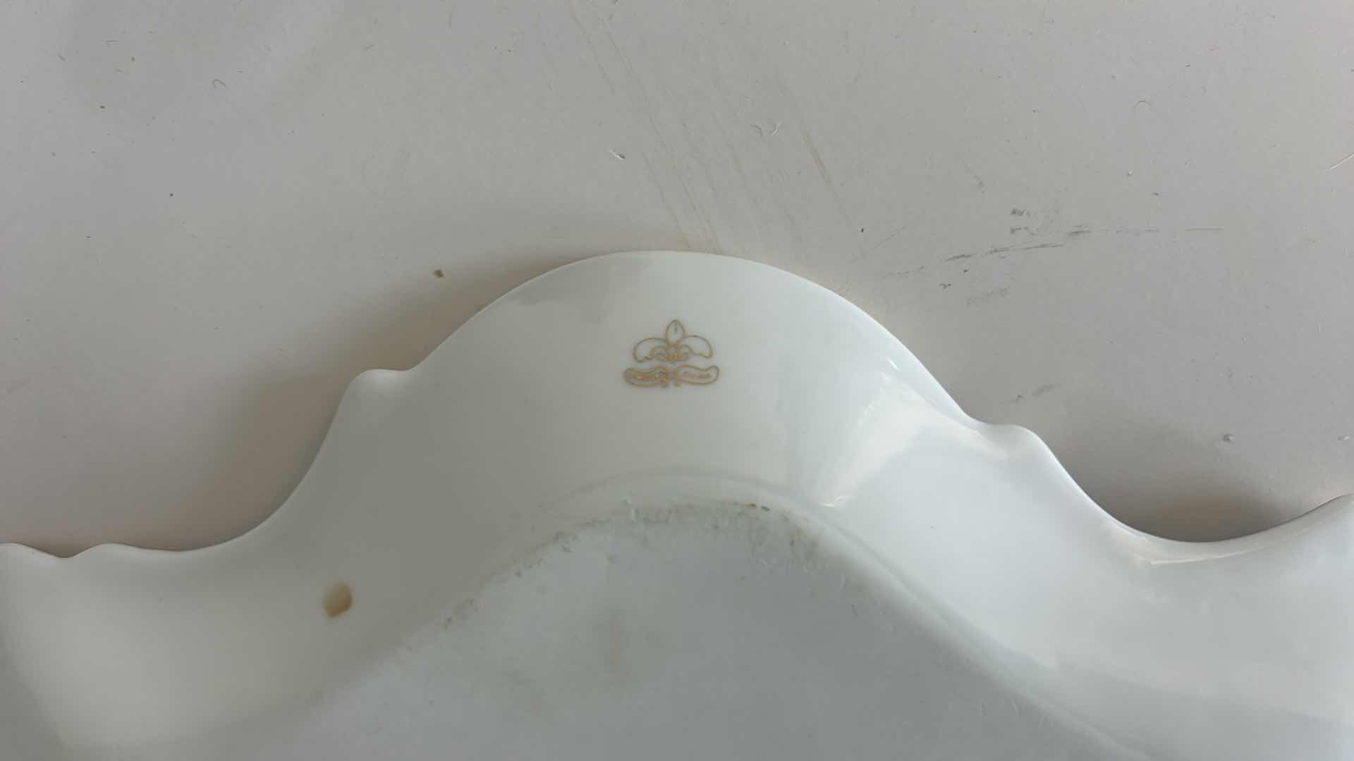 Photo 1 of 2- BLUE. WHITE & GOLD PORCELAIN PIECES, LIMOGES CHINA DISH, LINDNEL KUEPS BAVARIA ECHT COBALT 154,