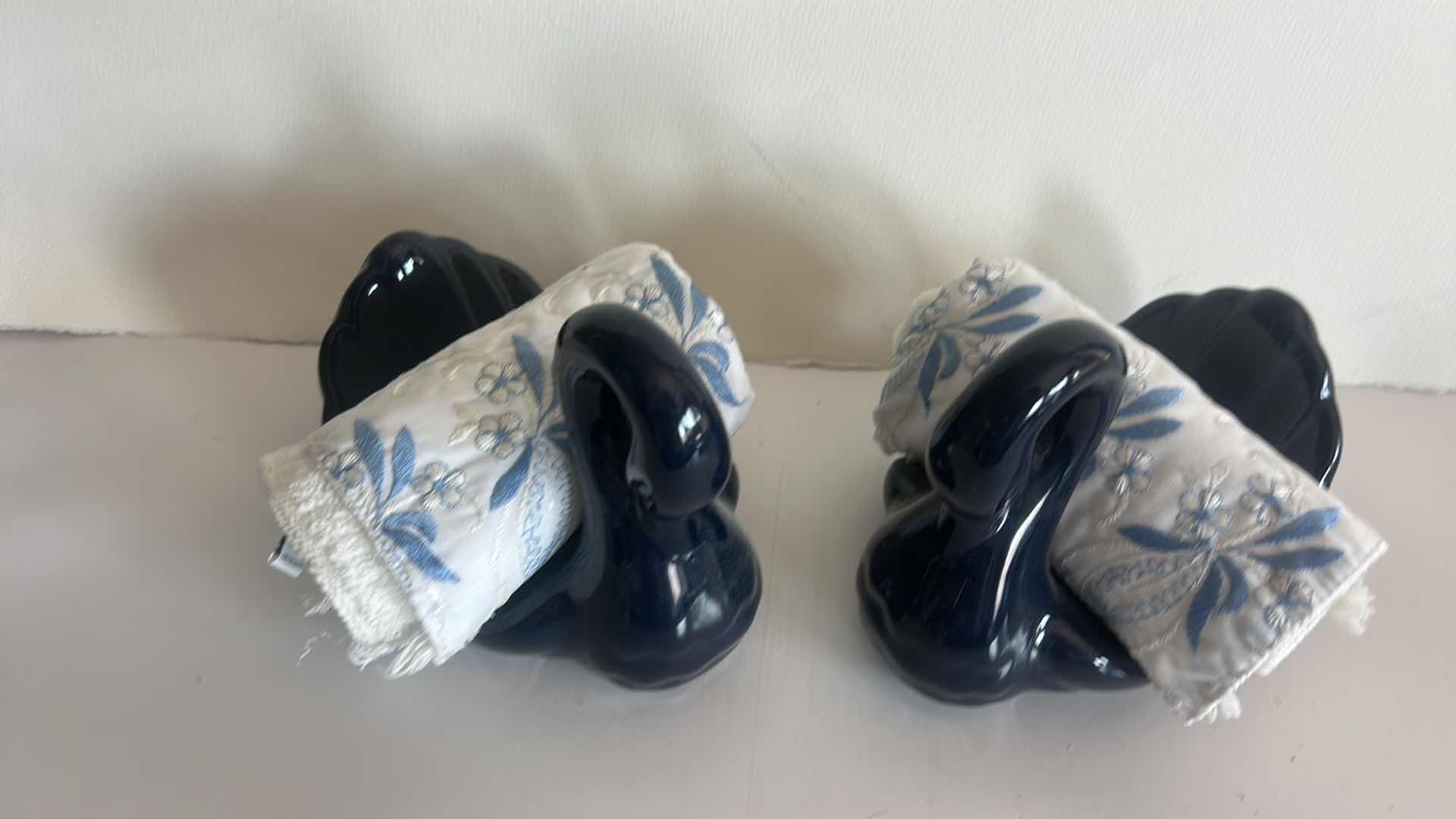 Photo 1 of 2 SWAN HAND TOWEL HOLDERS