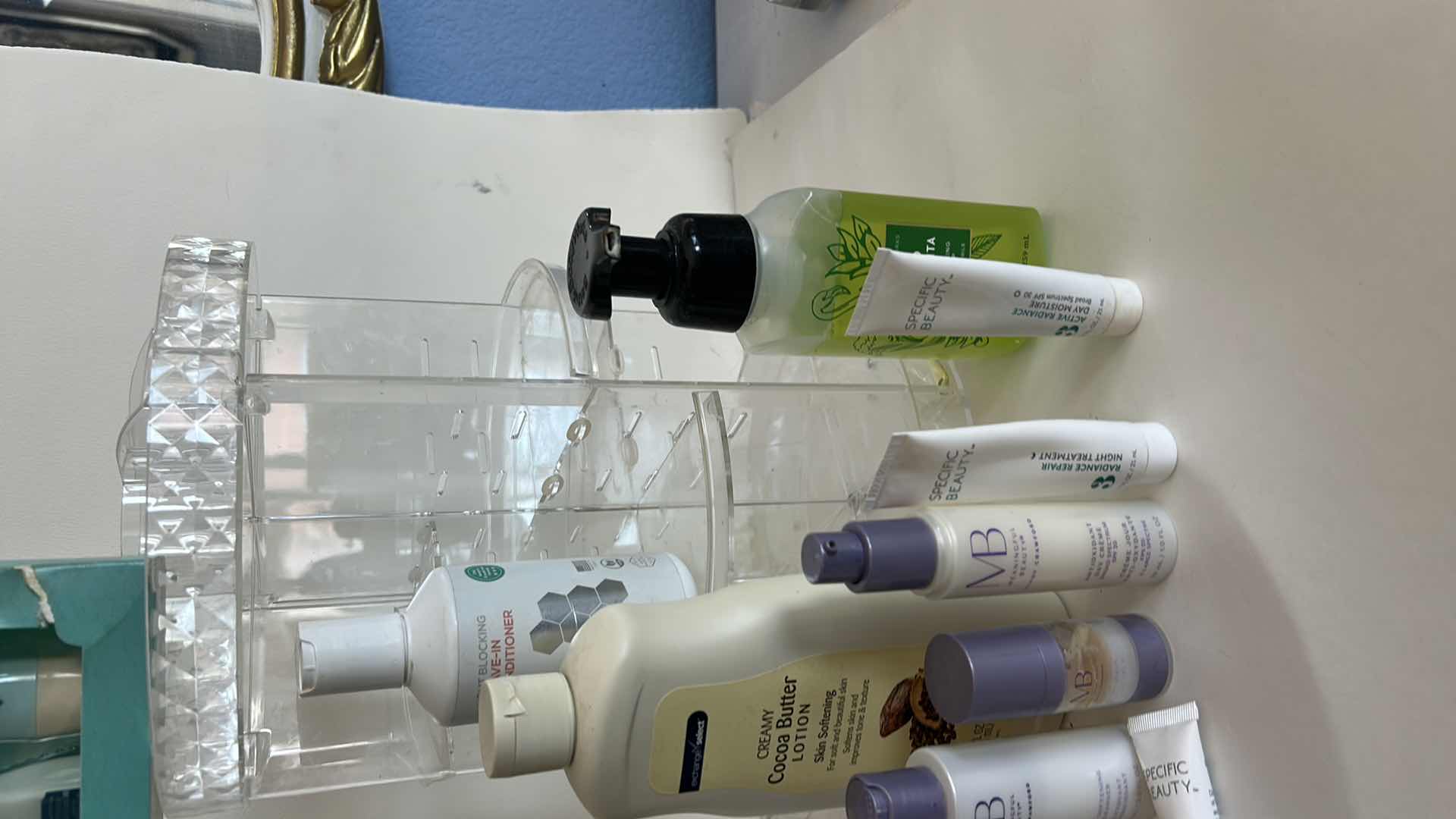 Photo 1 of 2 ROTATIONS ORGANIZERS AND OPENED SKIN CARE PRODUCTS