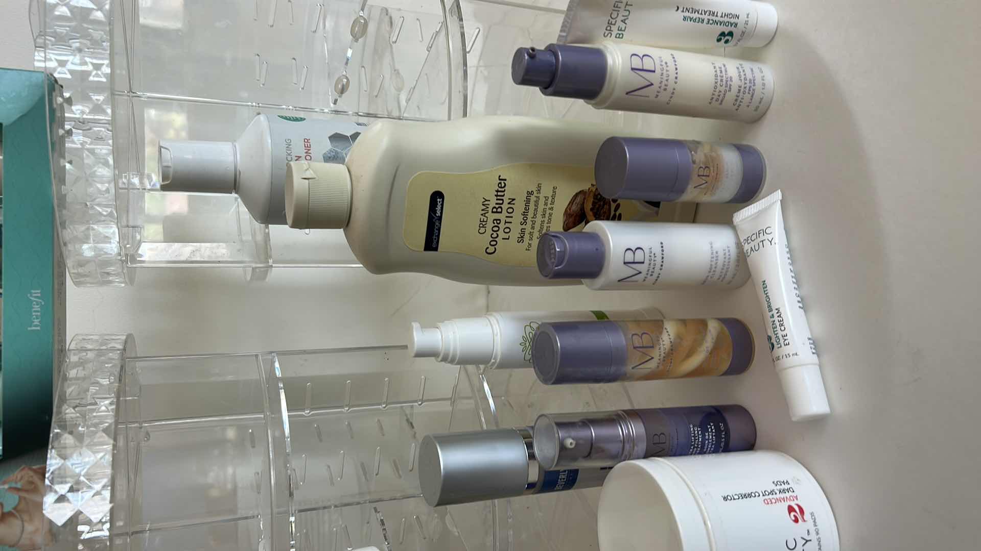 Photo 1 of 2 ROTATIONS ORGANIZERS AND OPENED SKIN CARE PRODUCTS