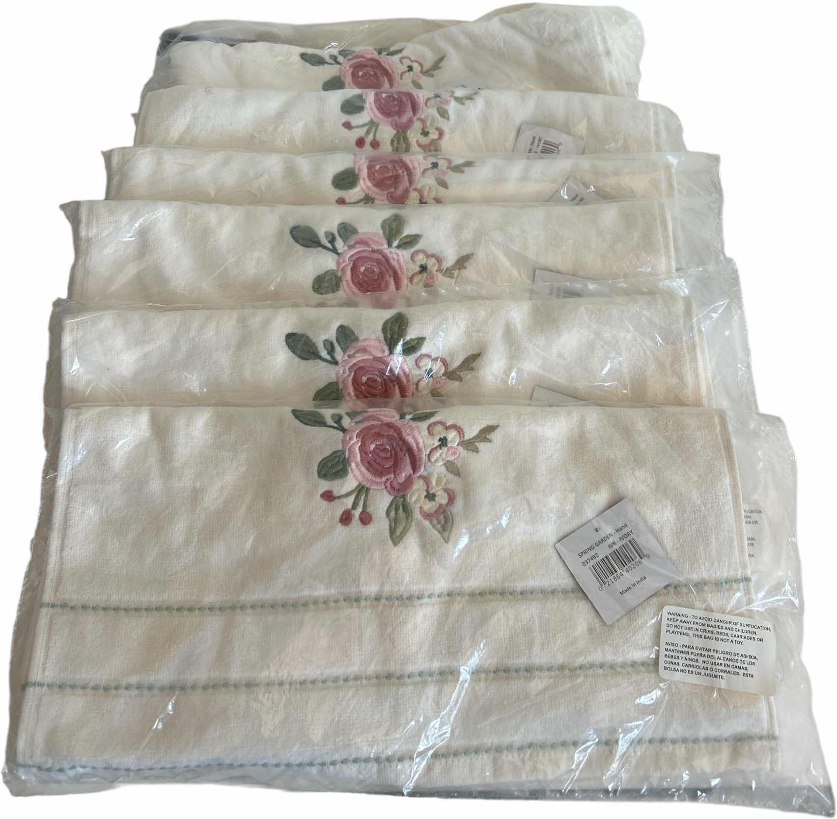 Photo 1 of 6 NEW SPRING GARDEN HAND TOWELS