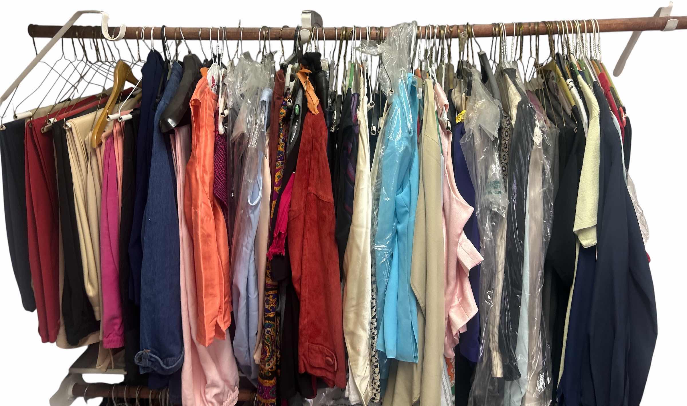 Photo 1 of RACK OF WOMENS CLOTHING SIZES XL XXL