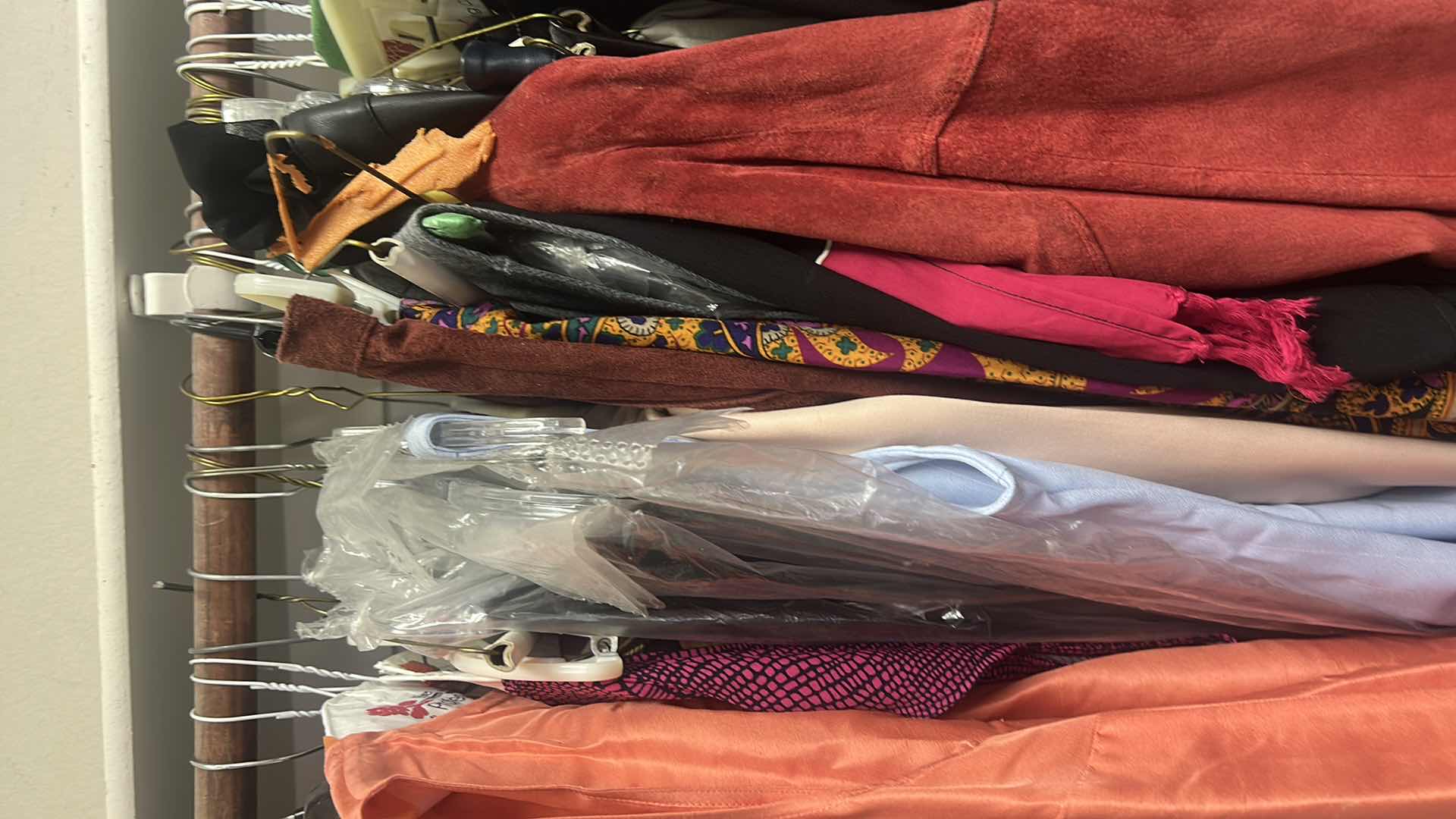 Photo 1 of RACK OF WOMENS CLOTHING SIZES XL XXL