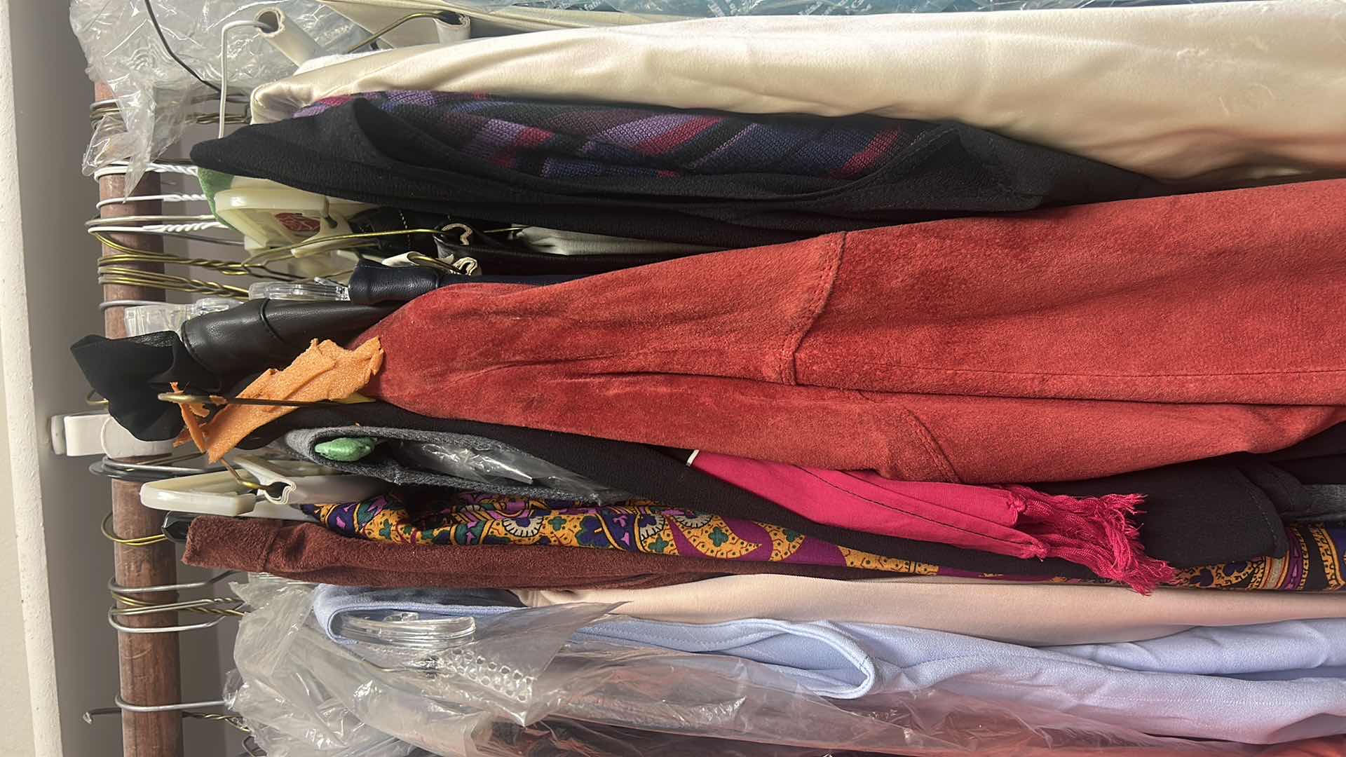 Photo 1 of RACK OF WOMENS CLOTHING SIZES XL XXL
