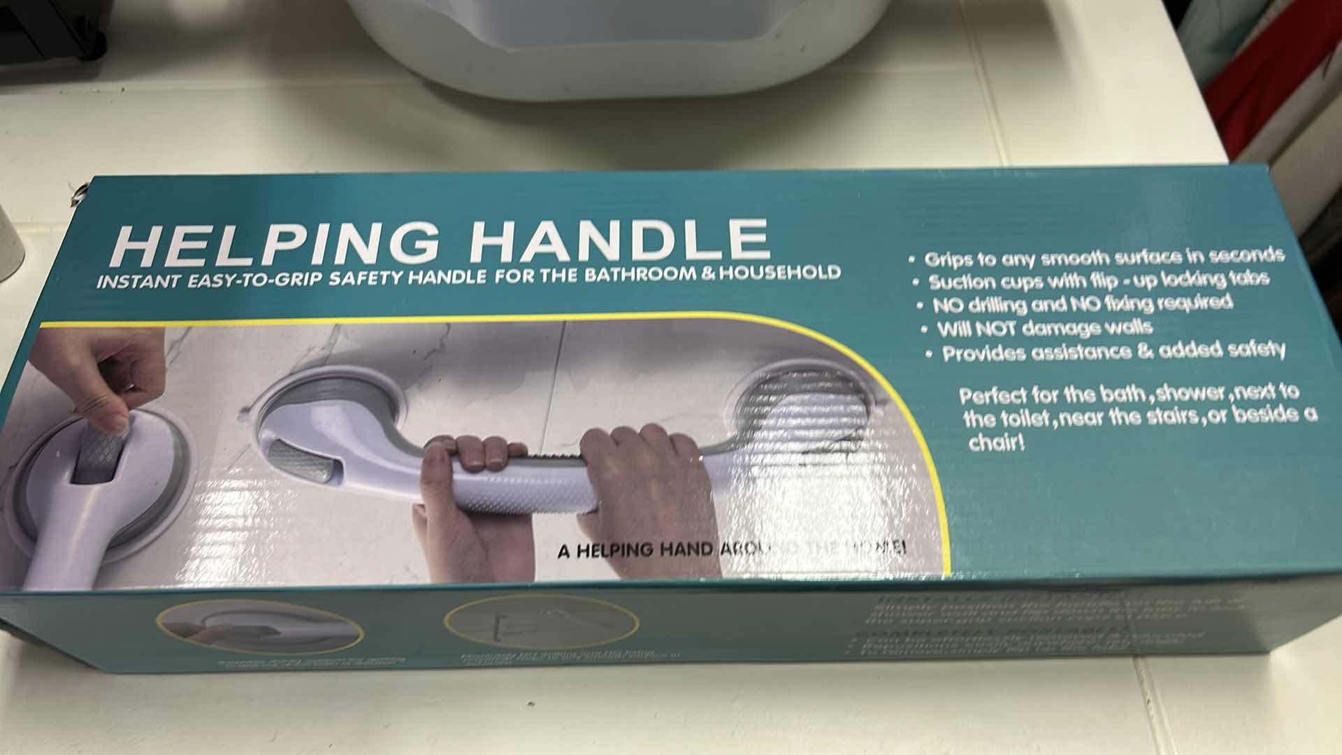 Photo 1 of 2 NEW GRAB BARS AND DR SCHOLLS FOOT WATER MASSAGER