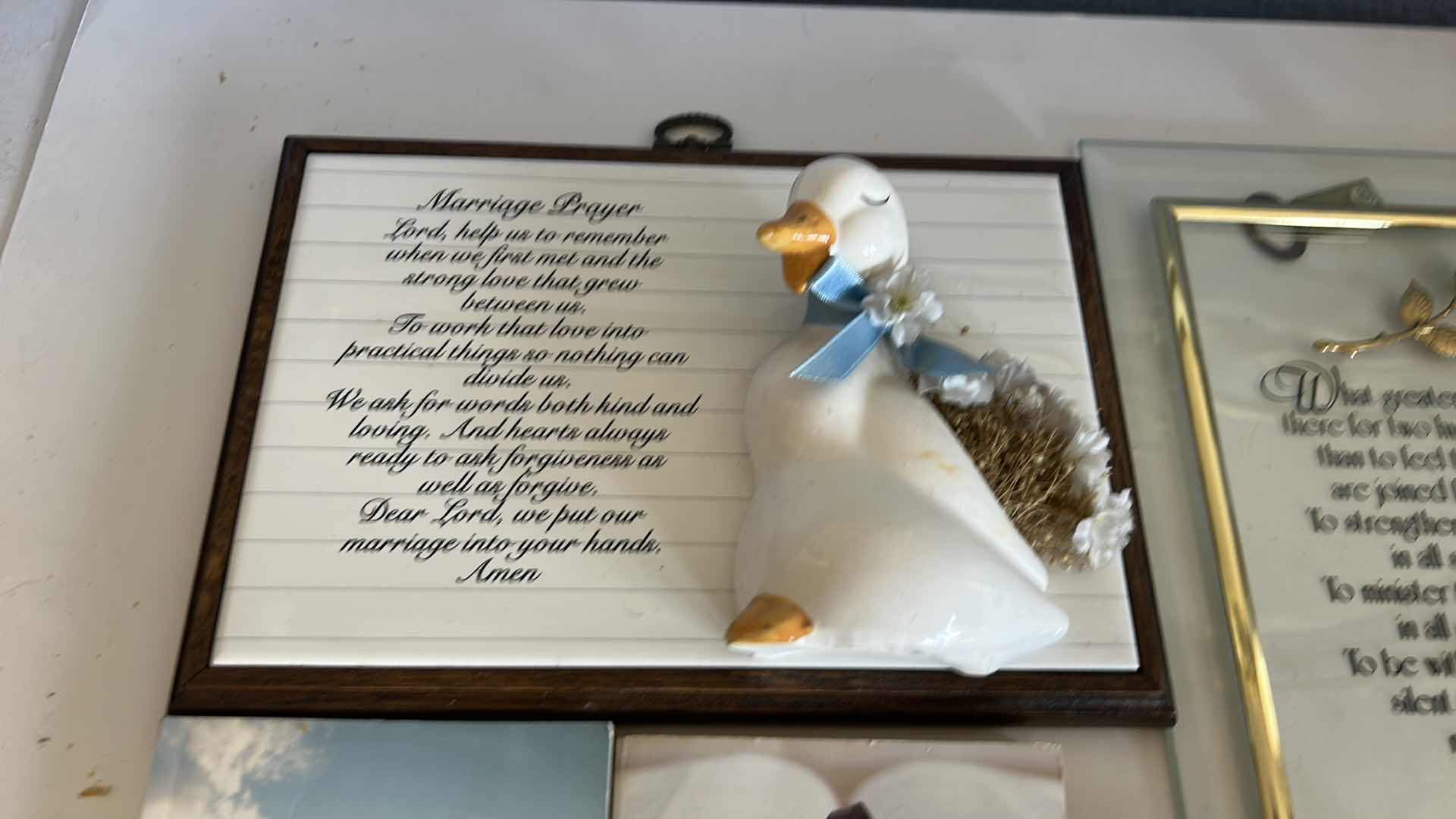 Photo 1 of RELIGIOUS ITEMS- BOOKS AND PLAQUES