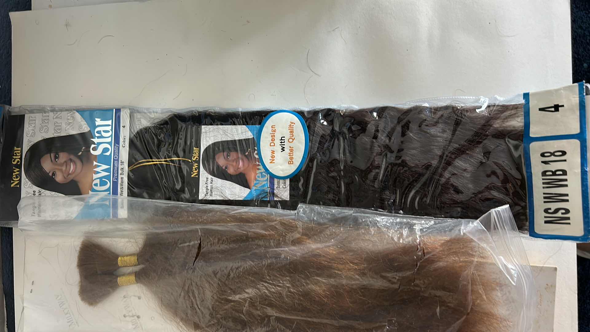 Photo 1 of WOMENS 4  NEW PACKAGES HUMAN HAIR EXTENSIONS
