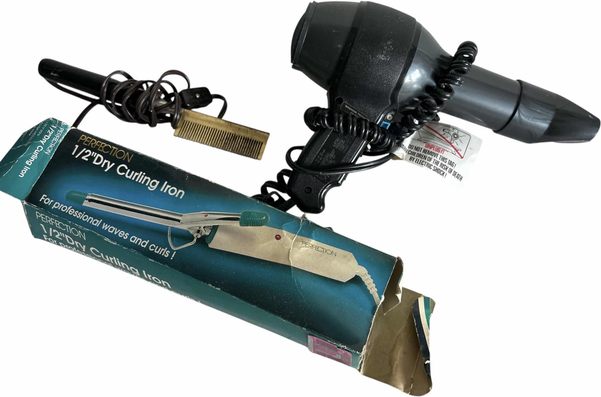 Photo 1 of BLOWDRYER, CURLING IRON, HEAT COMB