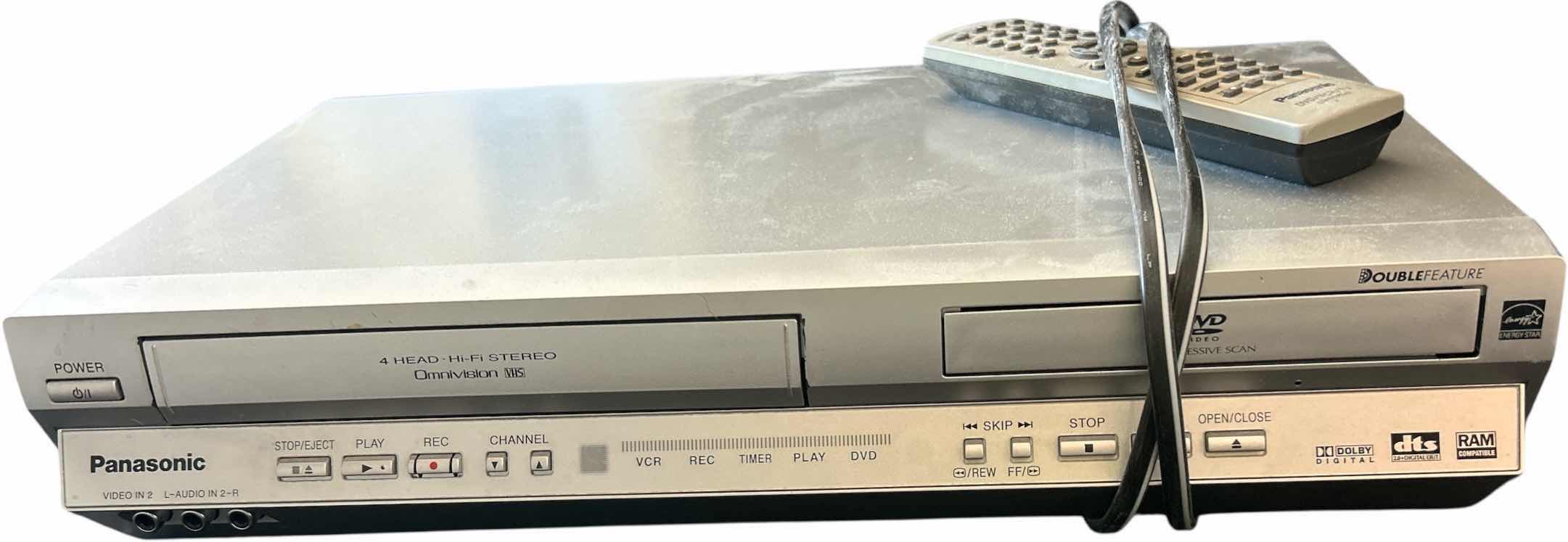 Photo 1 of PANASONIC DVD AND VHS PLAYER