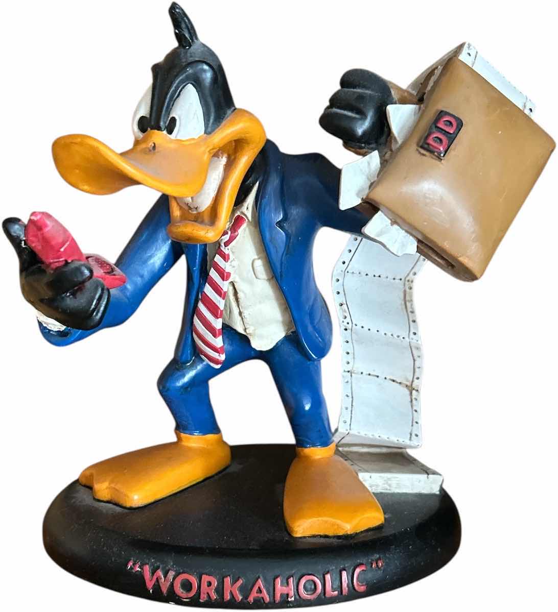 Photo 1 of DAFFY DUCK WORKAHOLIC FIGURINE H8”