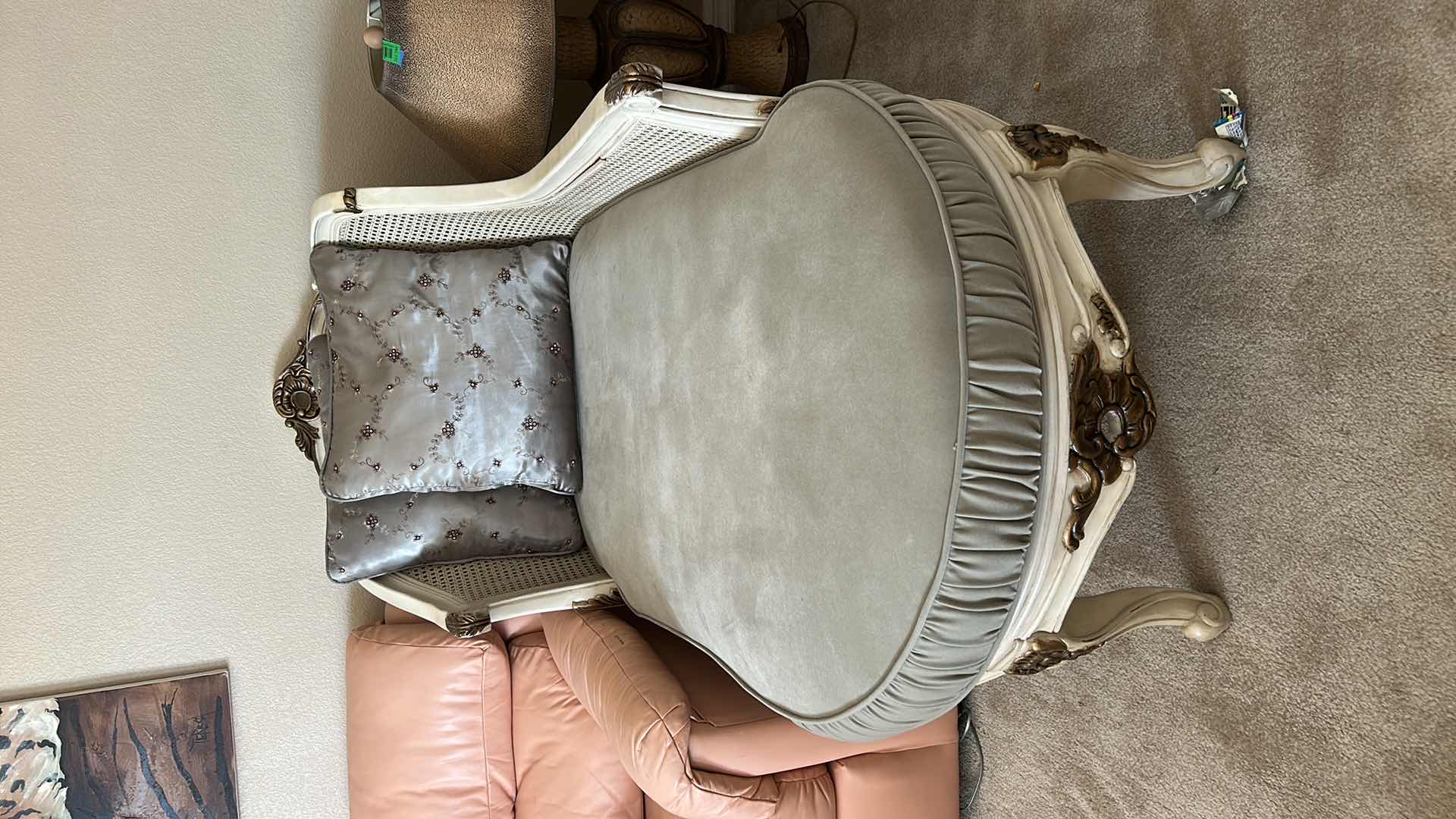 Photo 1 of ANTIQUE LOUNGE/ FAINTING CHAIR 63“ x 29“ x H38 1/2“