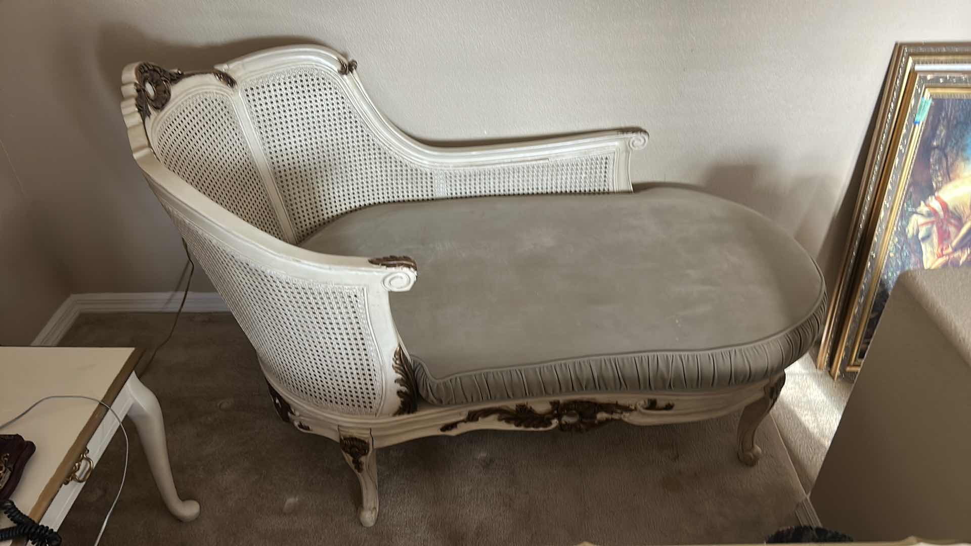 Photo 1 of ANTIQUE LOUNGE/ FAINTING CHAIR 63“ x 29“ x H38 1/2“