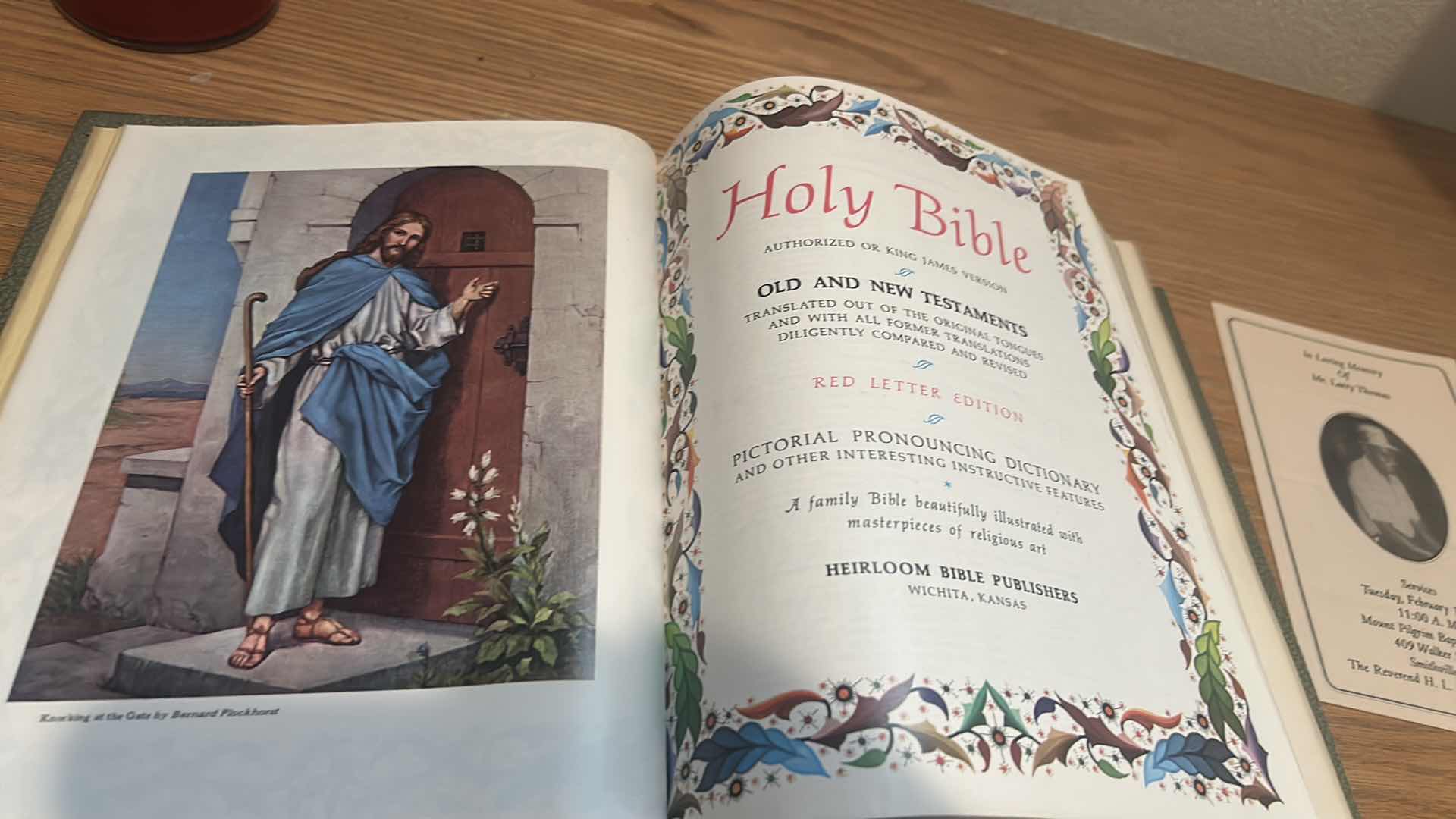 Photo 1 of VINTAGE HOLY BIBLE