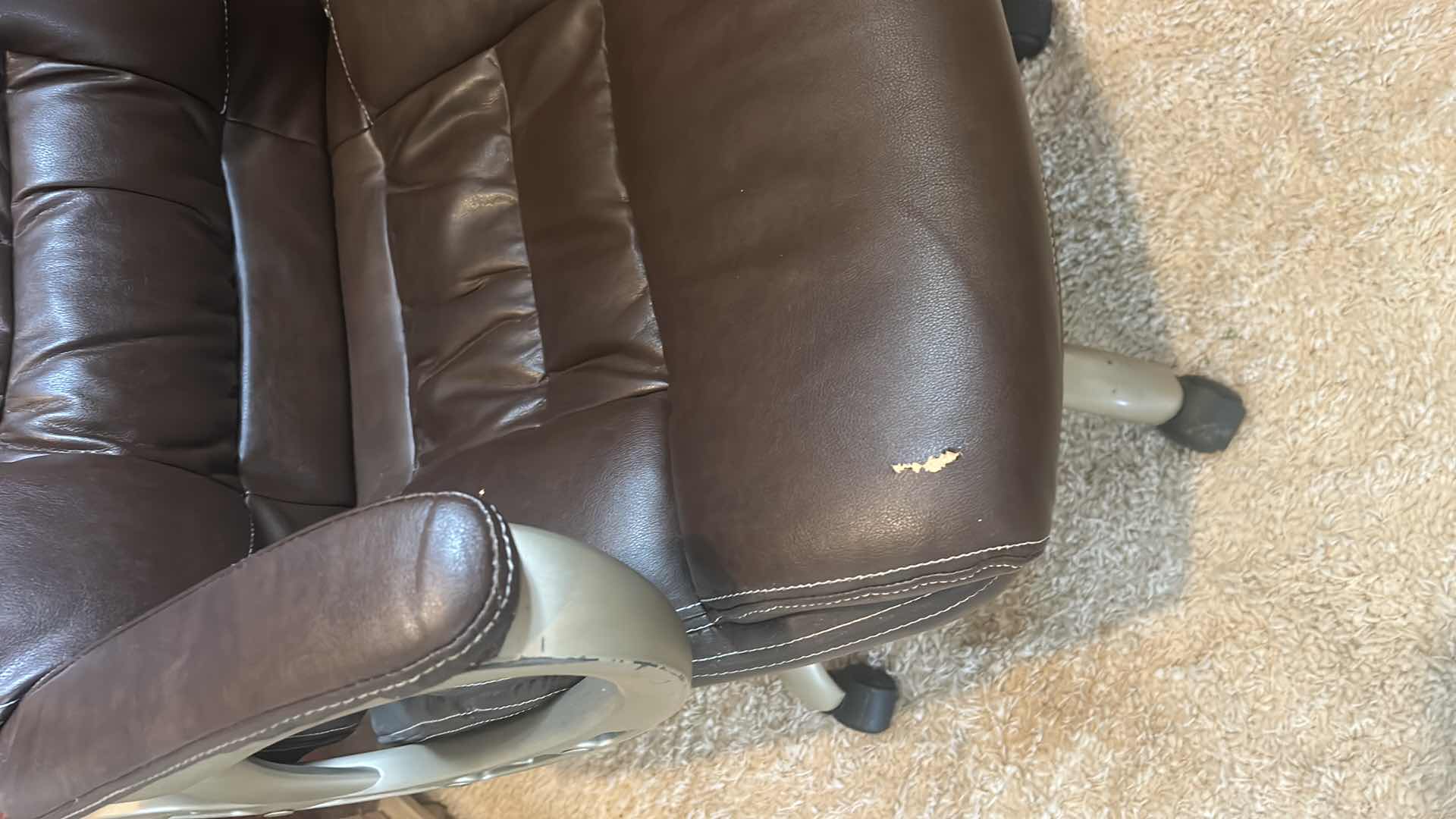 Photo 1 of BROWN EXECUTIVE DESK CHAIR