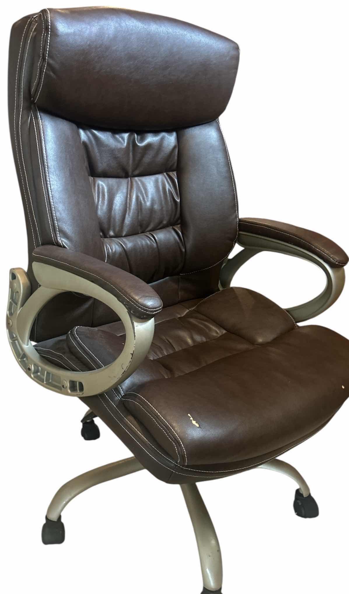 Photo 1 of BROWN EXECUTIVE DESK CHAIR