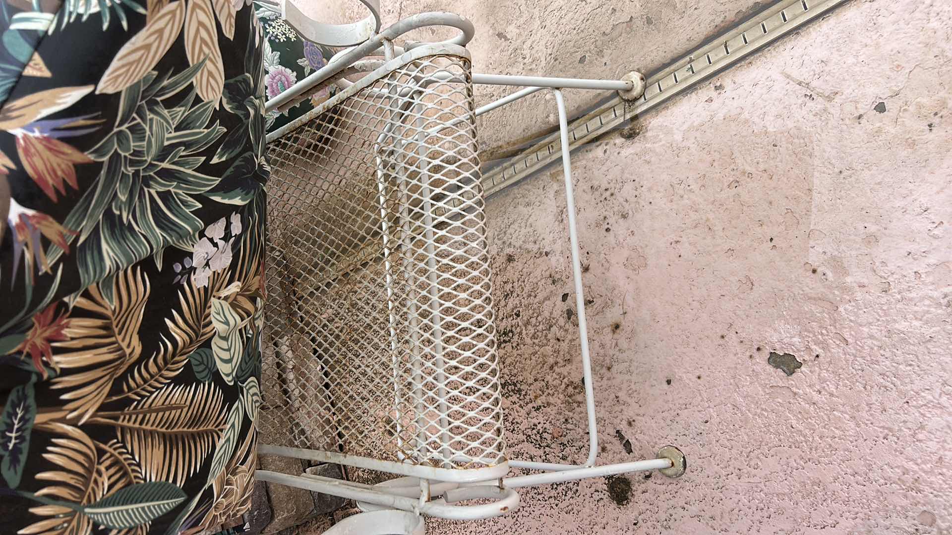 Photo 1 of VINTAGE METAL PATIO CHAIR WITH CUSHIONS