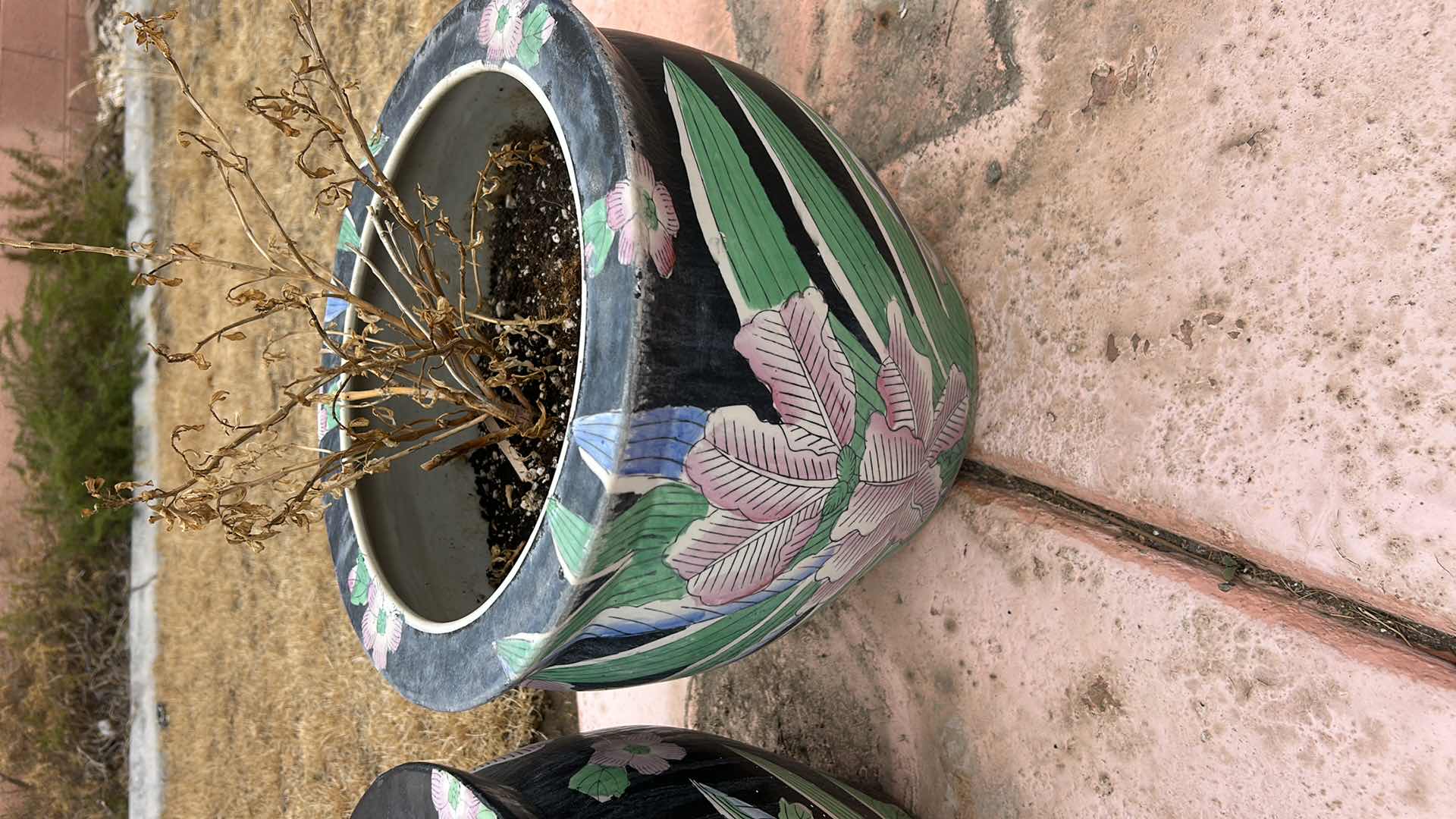 Photo 1 of 2 PORCELAIN POTS 14” x 11”