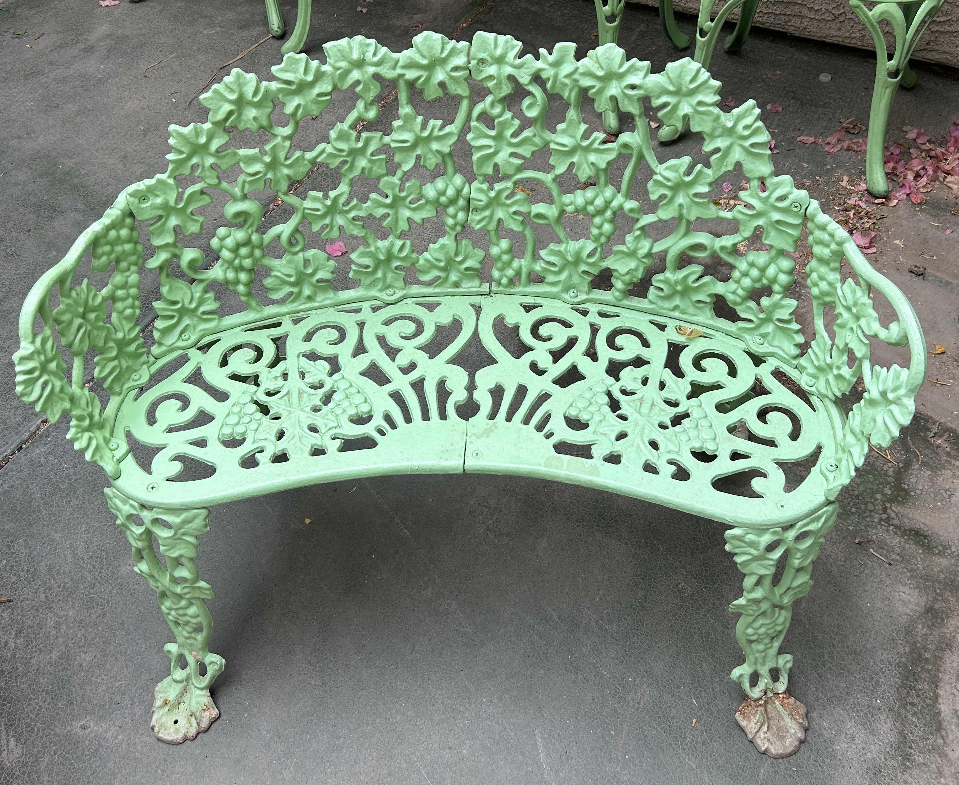 Photo 1 of VERY HEAVY METAL GARDEN BENCH 38.5” LONG