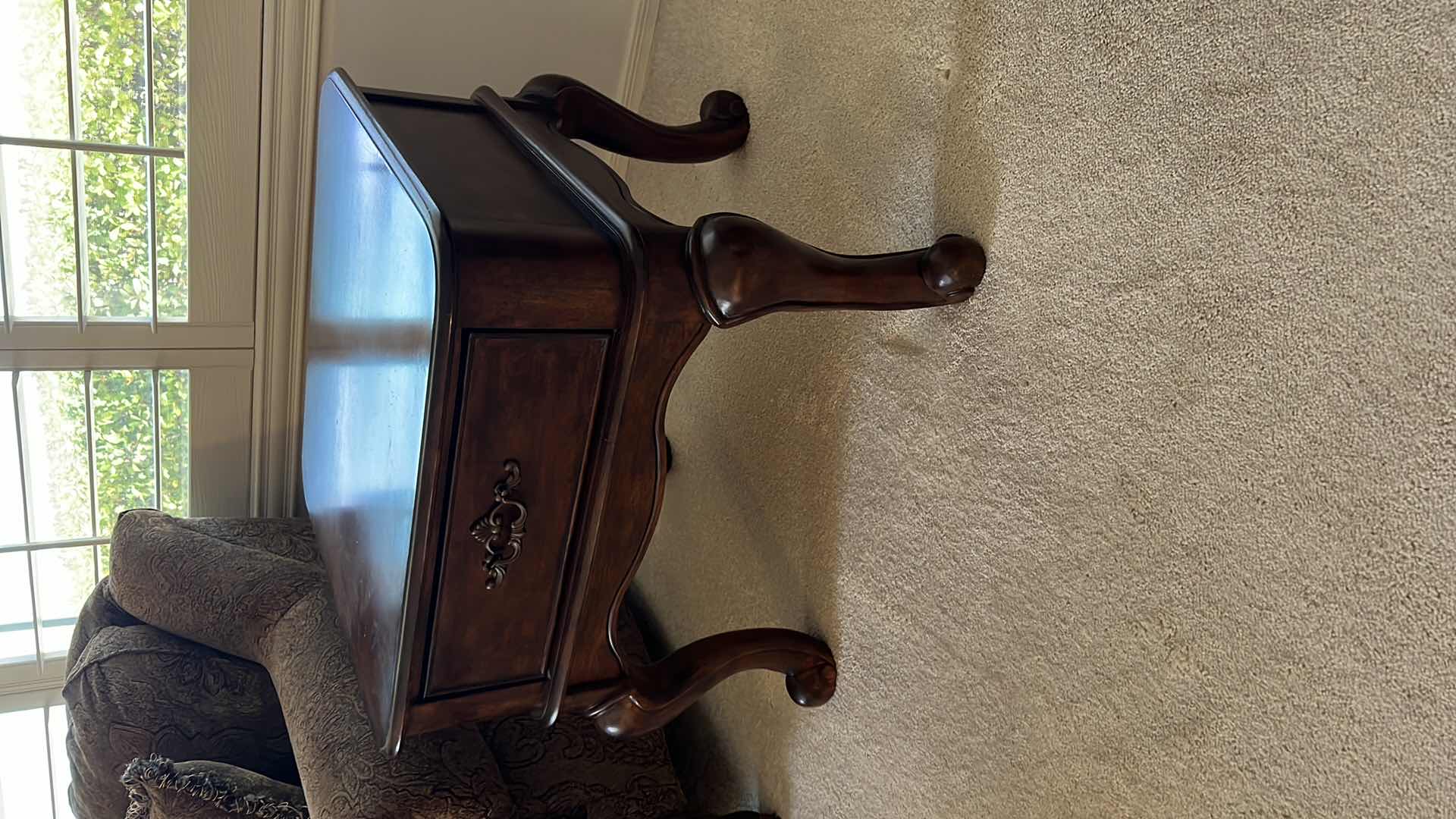 Photo 2 of ASHLEY FURNITURE VICTORIAN STYLE END TABLE 25” x 27” H25”