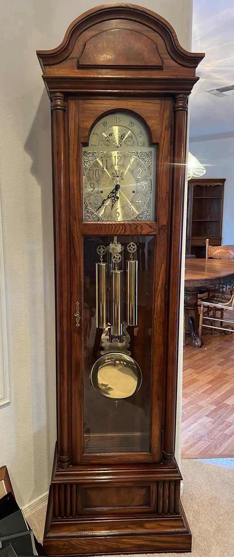 Photo 1 of RIDGEWAY GRANDFATHER FLOOR CLOCK H84"