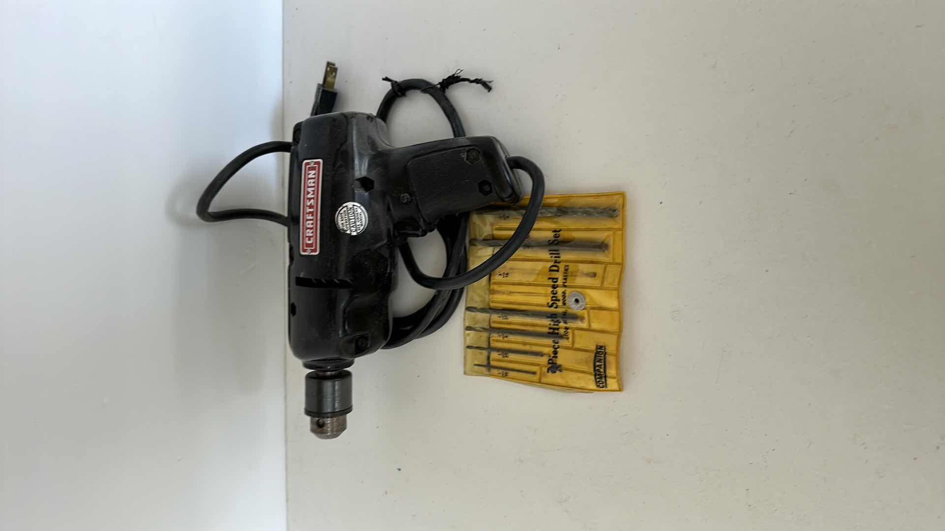 Photo 1 of CRAFTSMAN ELECTRIC POWER DRILL WITH DRILL SET
