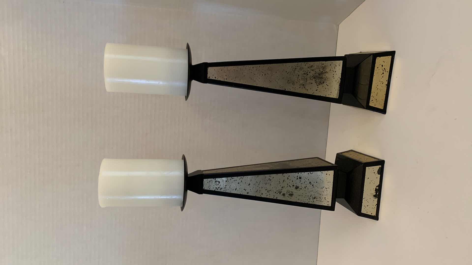 Photo 1 of PAIR OF CANDLE HOLDERS 18” TALL