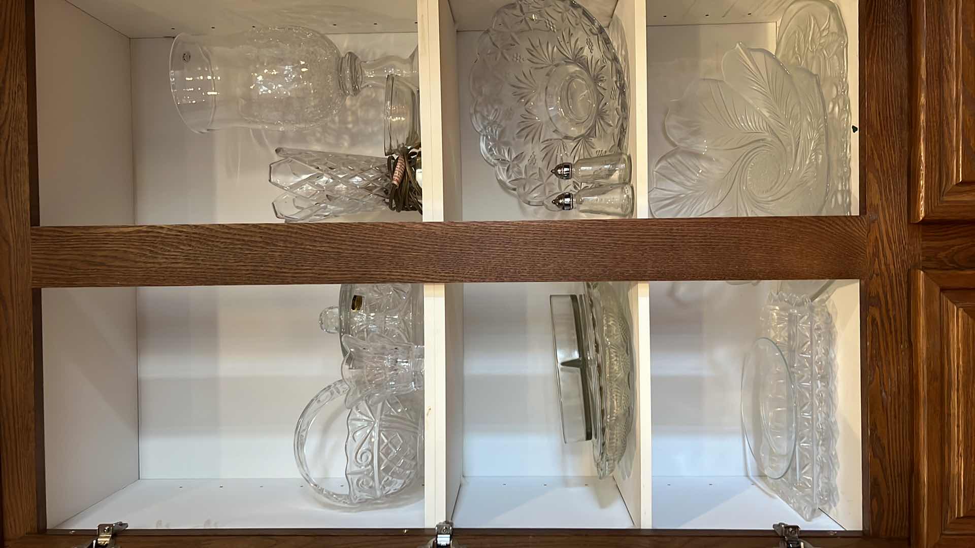 Photo 1 of CONTENTS OF KITCHEN CABINET-GLASSWARE