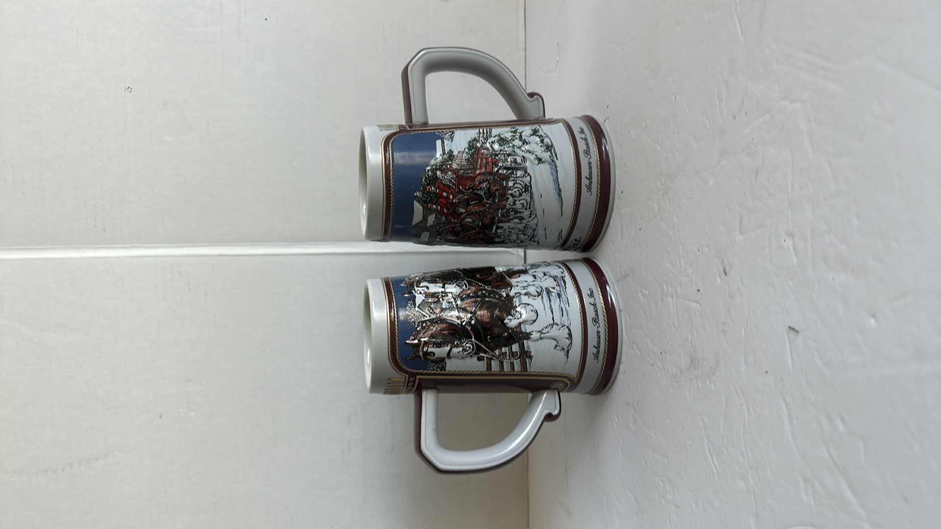 Photo 2 of 2-1989 BUDWEISER BEER STEINS