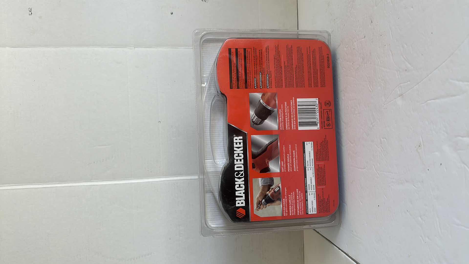 Photo 2 of NEW BLACK & DECKER CORDLESS DRILL 