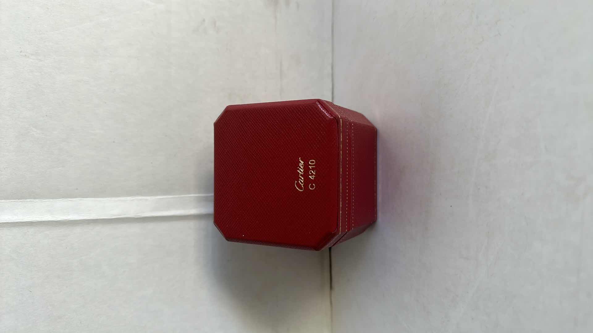 Photo 3 of 3- CARTIER BURGUNDY JEWELRY BOXES