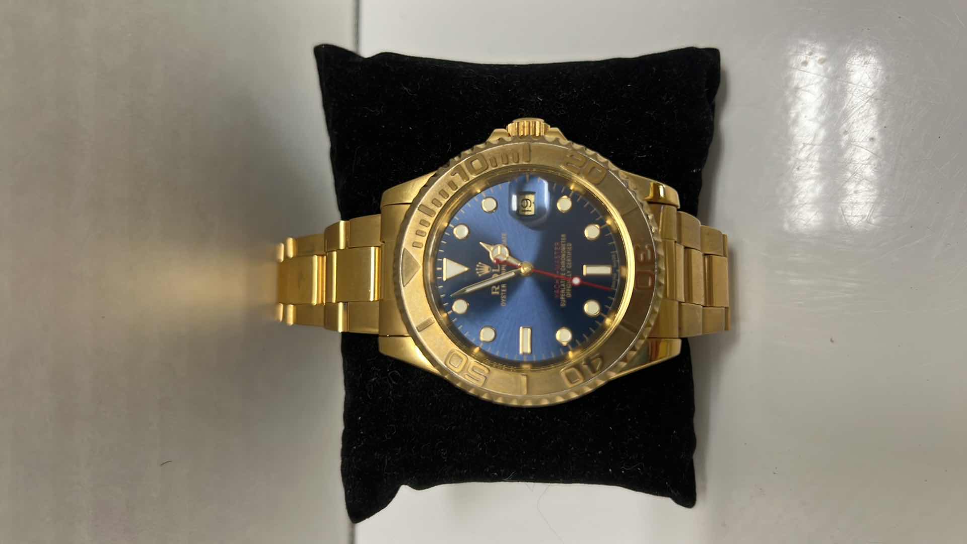 Photo 1 of FAUX GOLD ROLEX WATCH (NOT AUTHENTIC)