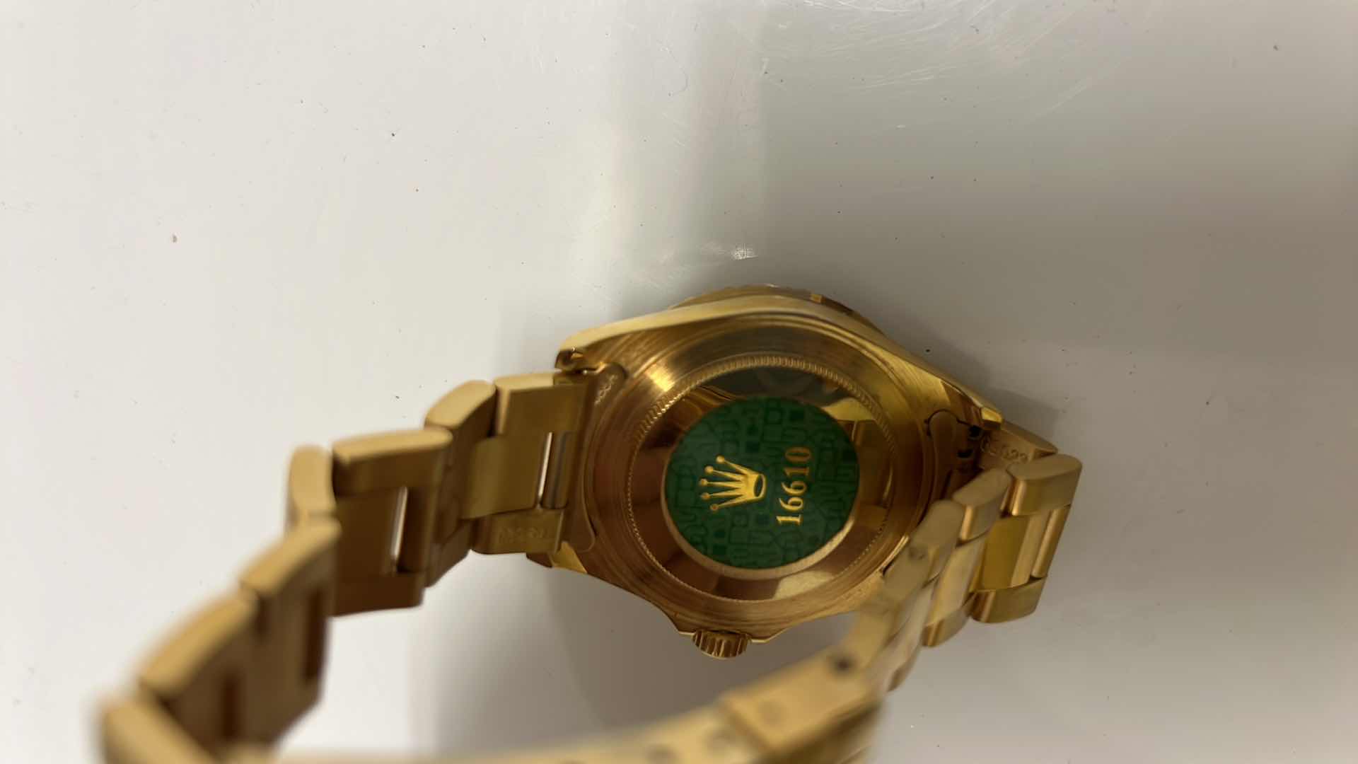 Photo 3 of FAUX GOLD ROLEX WATCH (NOT AUTHENTIC)