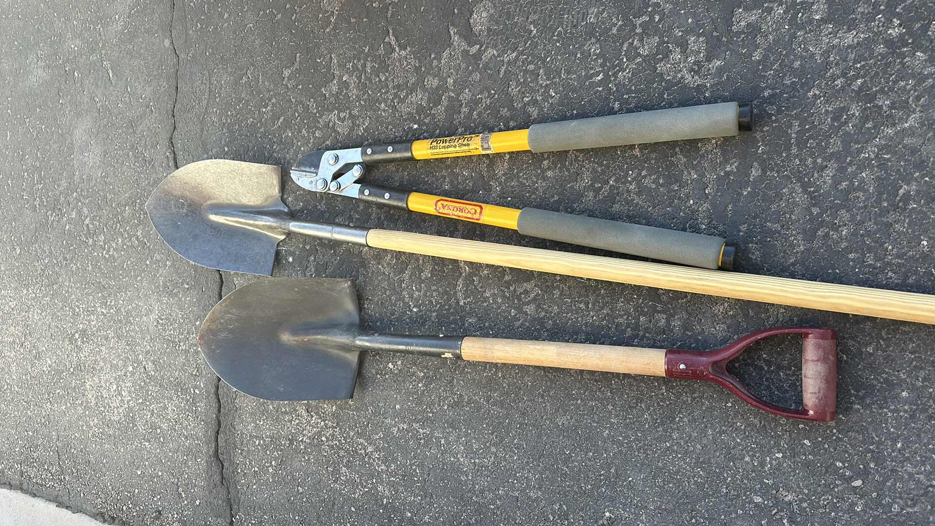 Photo 1 of 2-SHOVELS, STEEL LOPPER