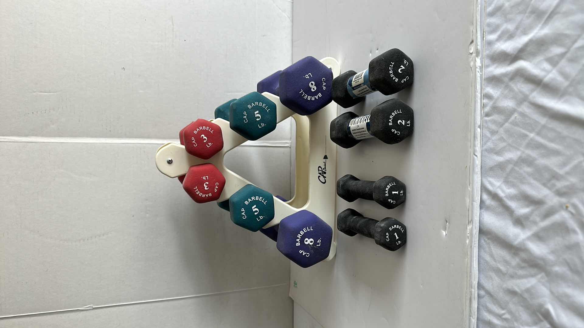 Photo 1 of HAND WEIGHT SET ONE LB TO EIGHT LB