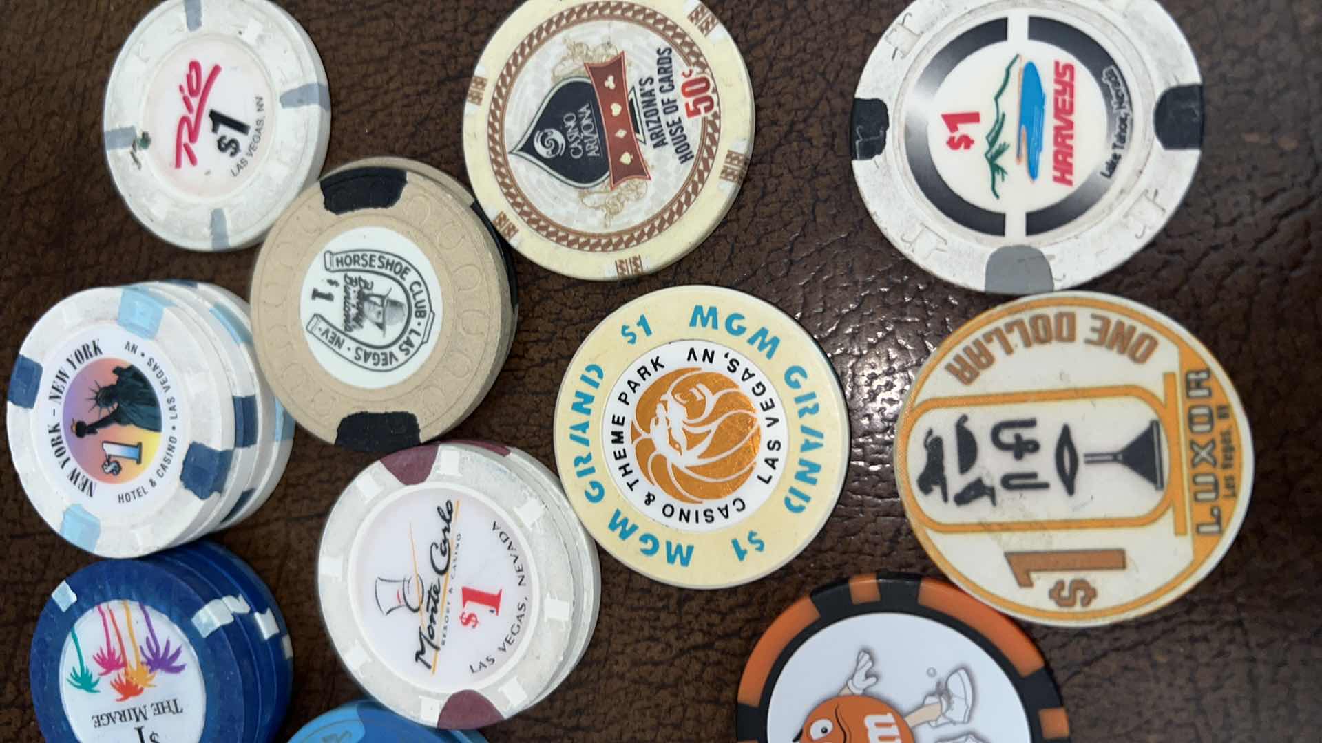 Photo 2 of 22- COLLECTIBLE CASINO CHIPS