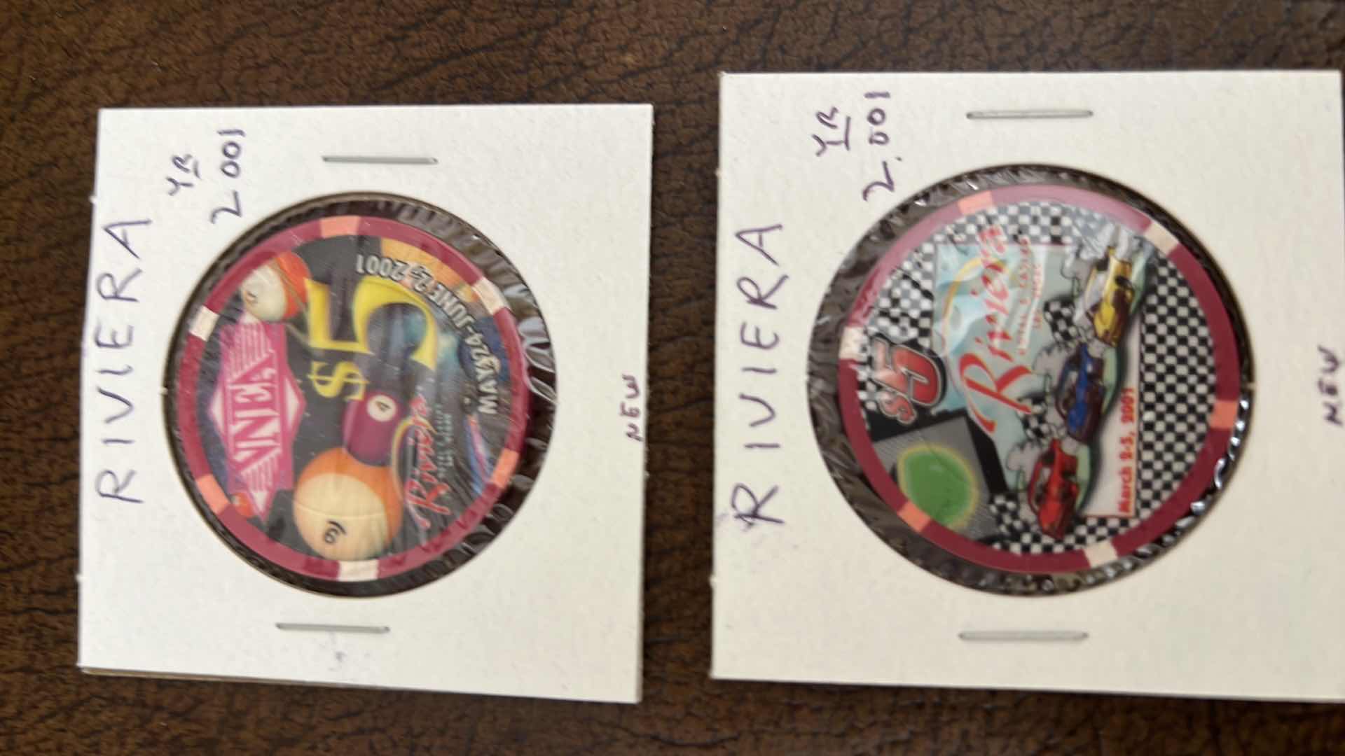 Photo 1 of 2-2000's NEW RARE RIVIERA EVENTS CASINO CHIPS