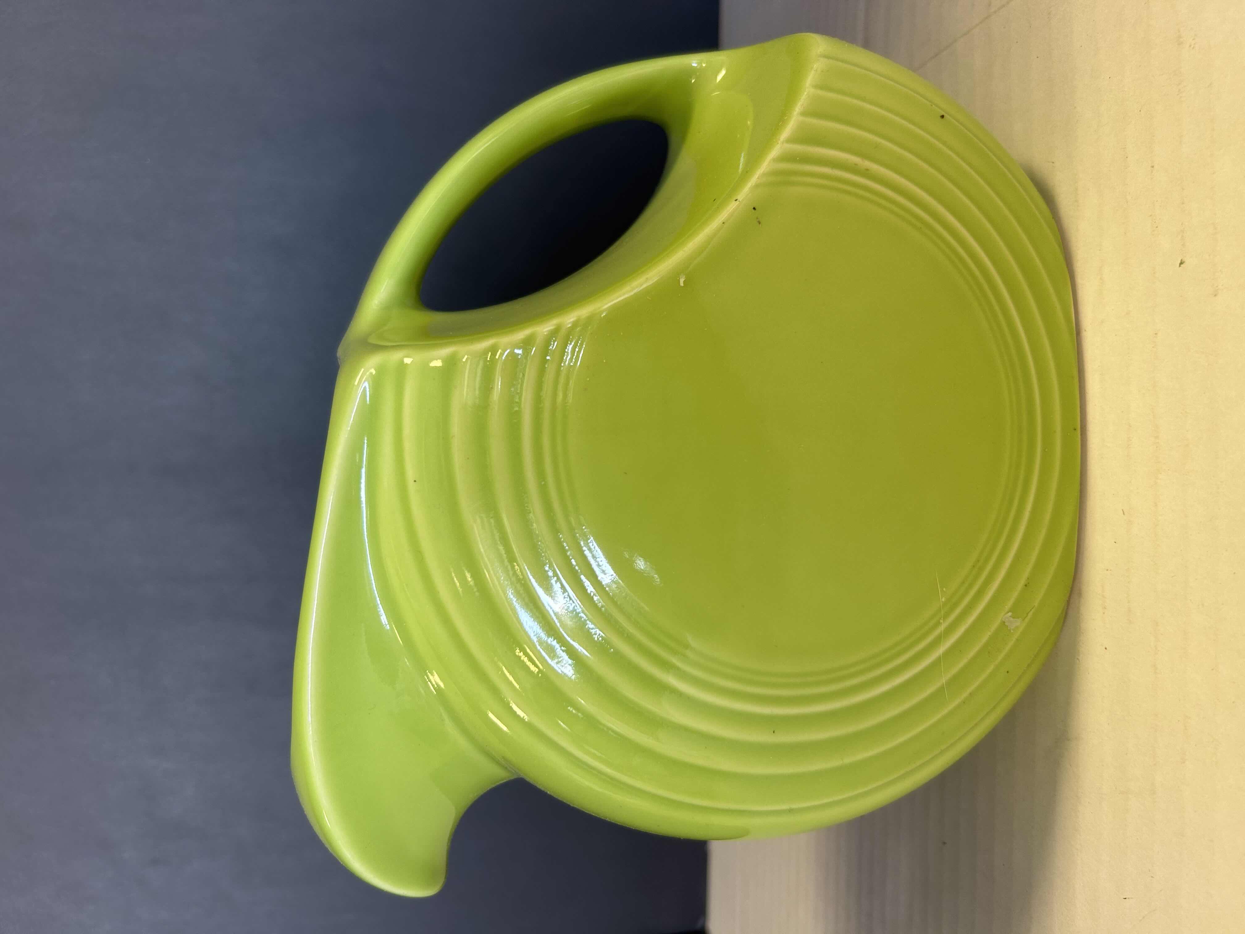 Photo 1 of FIESTA WARE GREEN DECO STYLE PITCHER