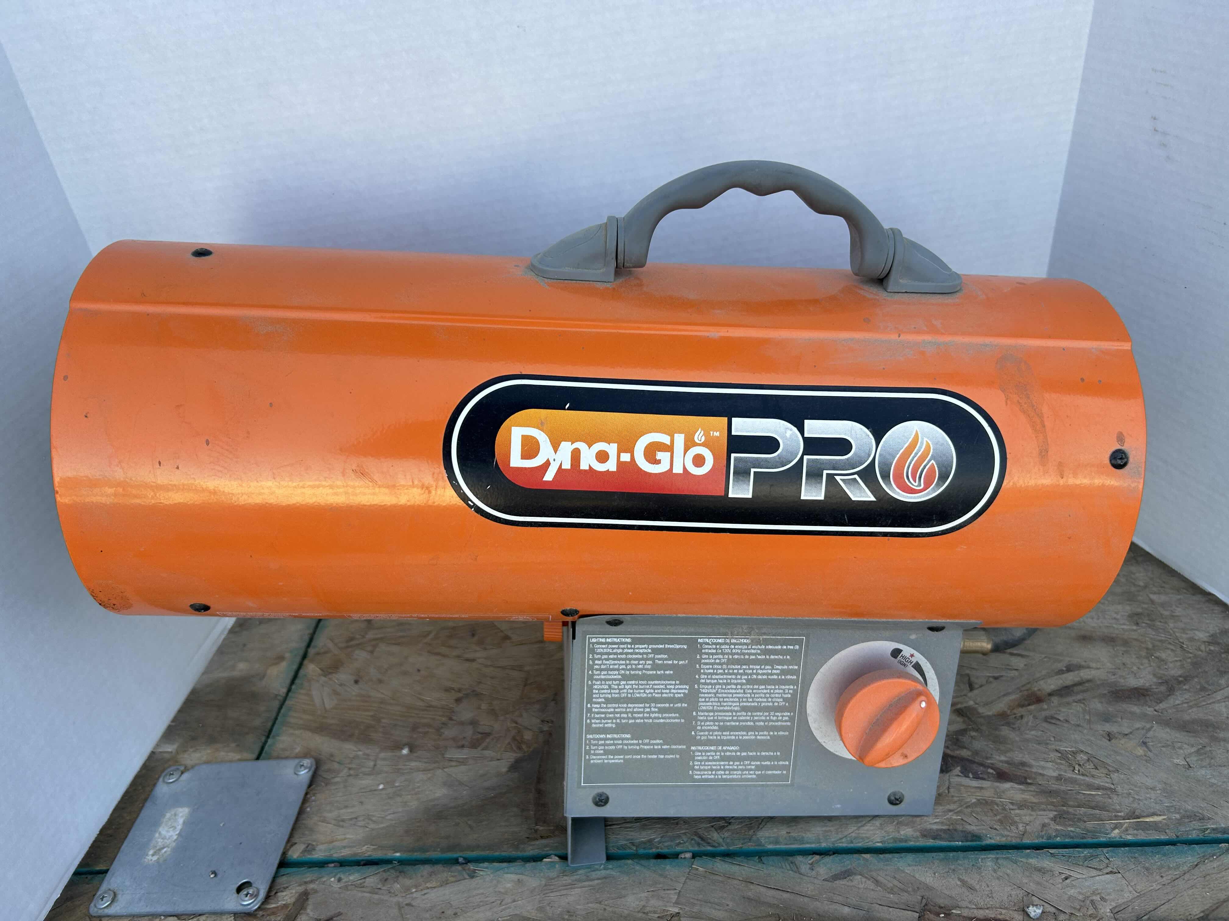 Photo 1 of DYNA-GLO PRO FORCED AIR HEATER