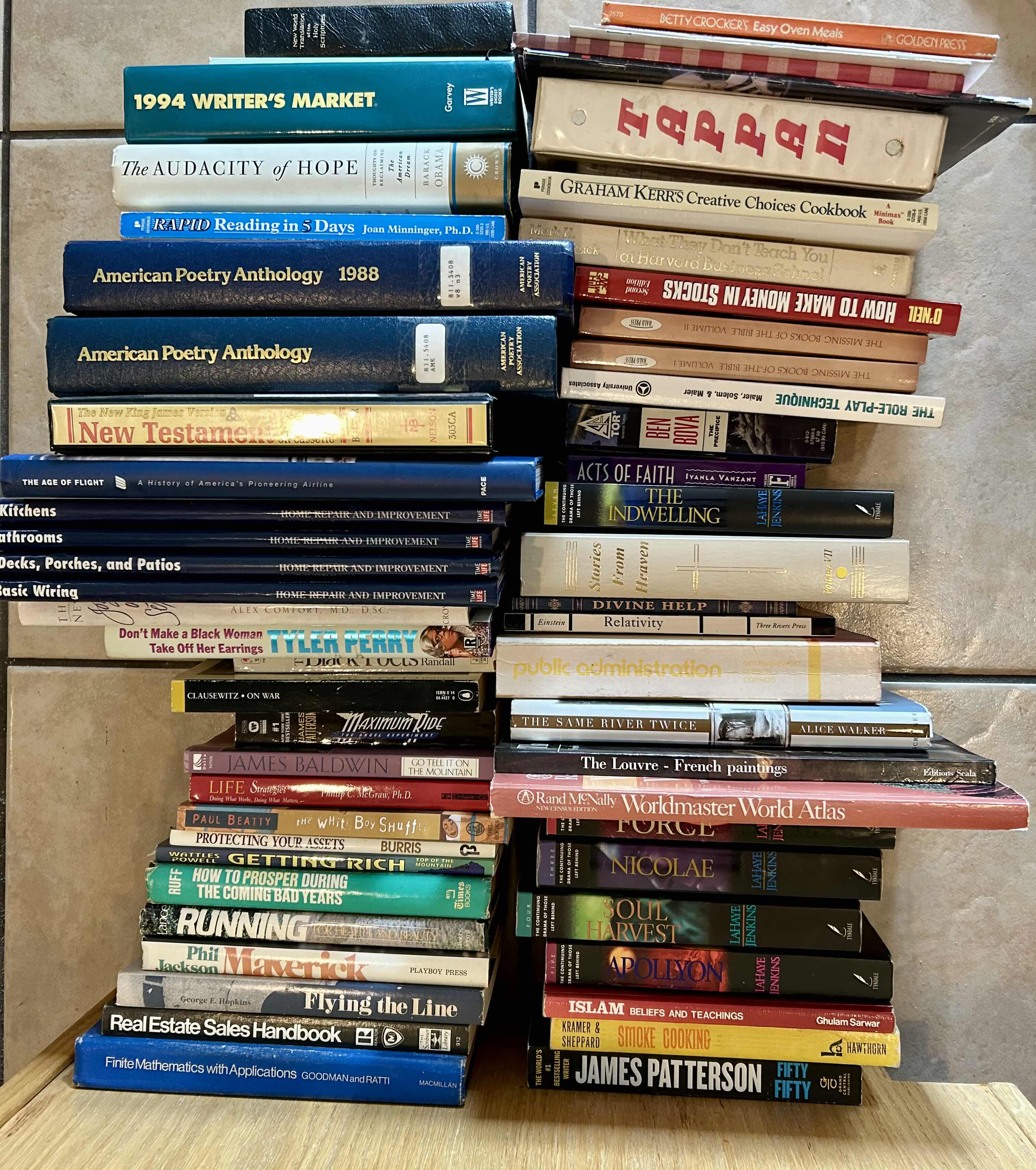 Photo 1 of COLLECTION OF VARIOUS HARDBOUND AND PAPERBACK BOOKS