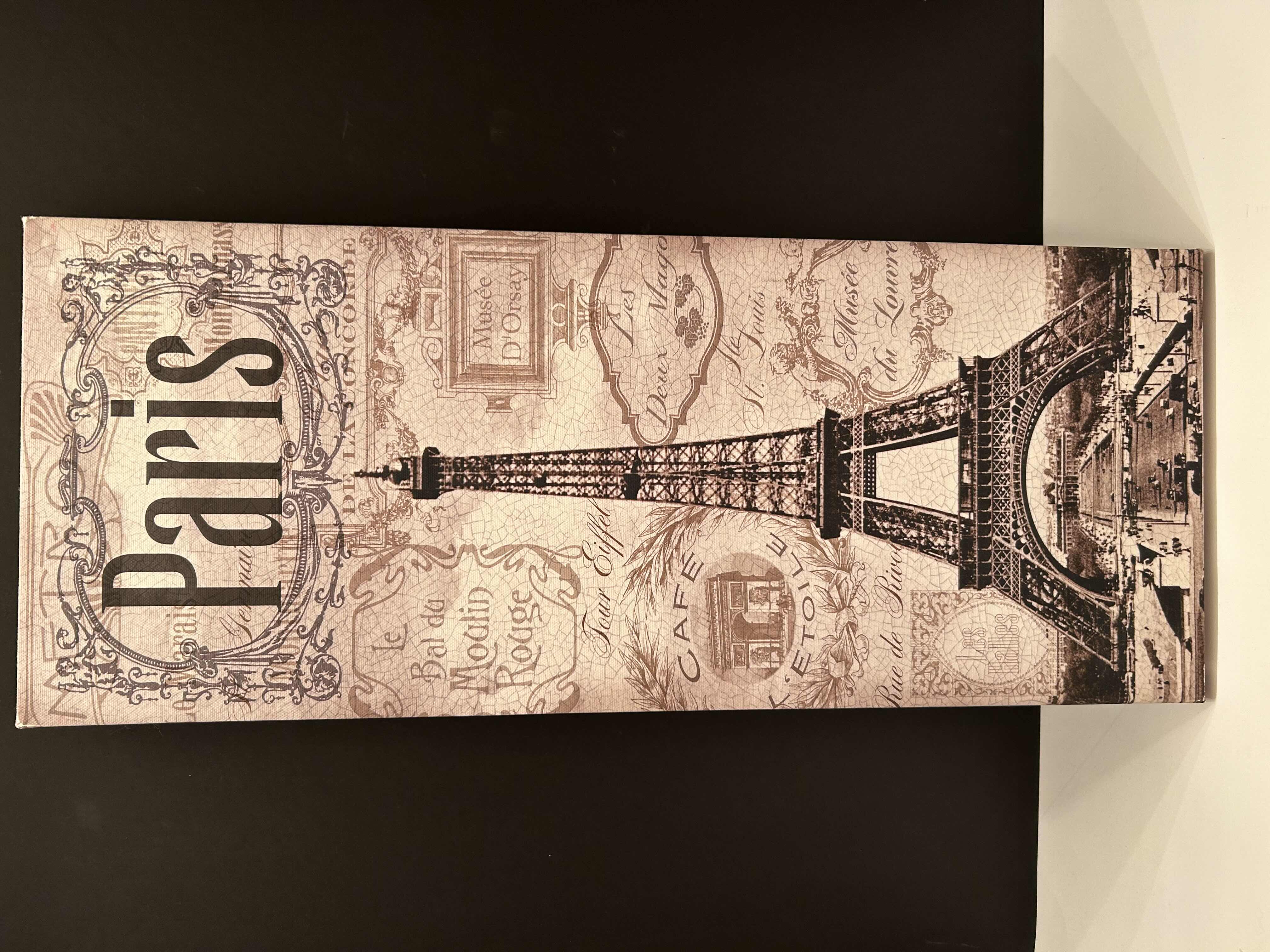 Photo 1 of EIFFEL TOWER PRINT ON STRETCHED CANVAS
8” X 20” 
