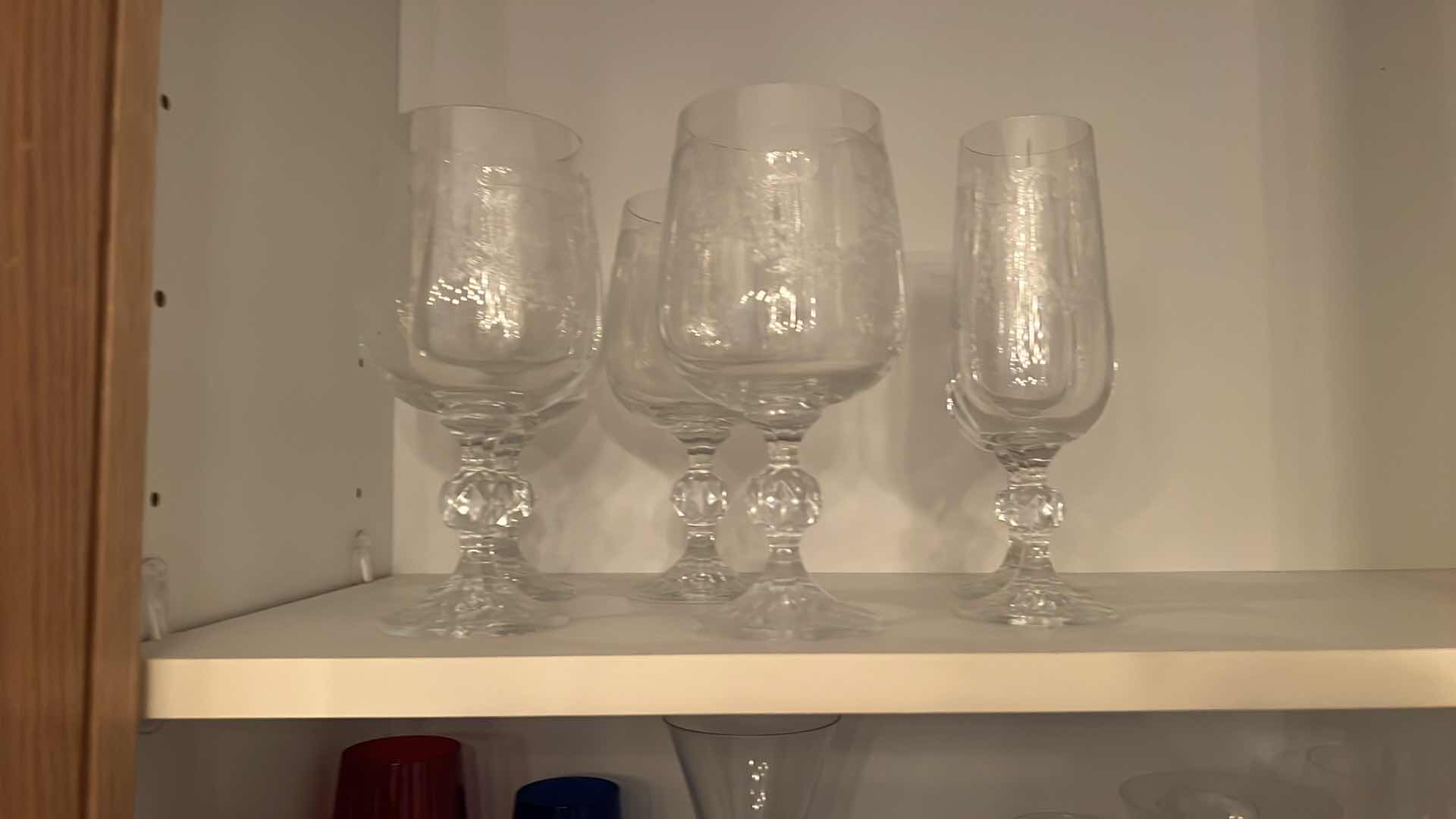 Photo 5 of CONTENTS OF 2 BAR CABINET SHELVES- BAR GLASSES